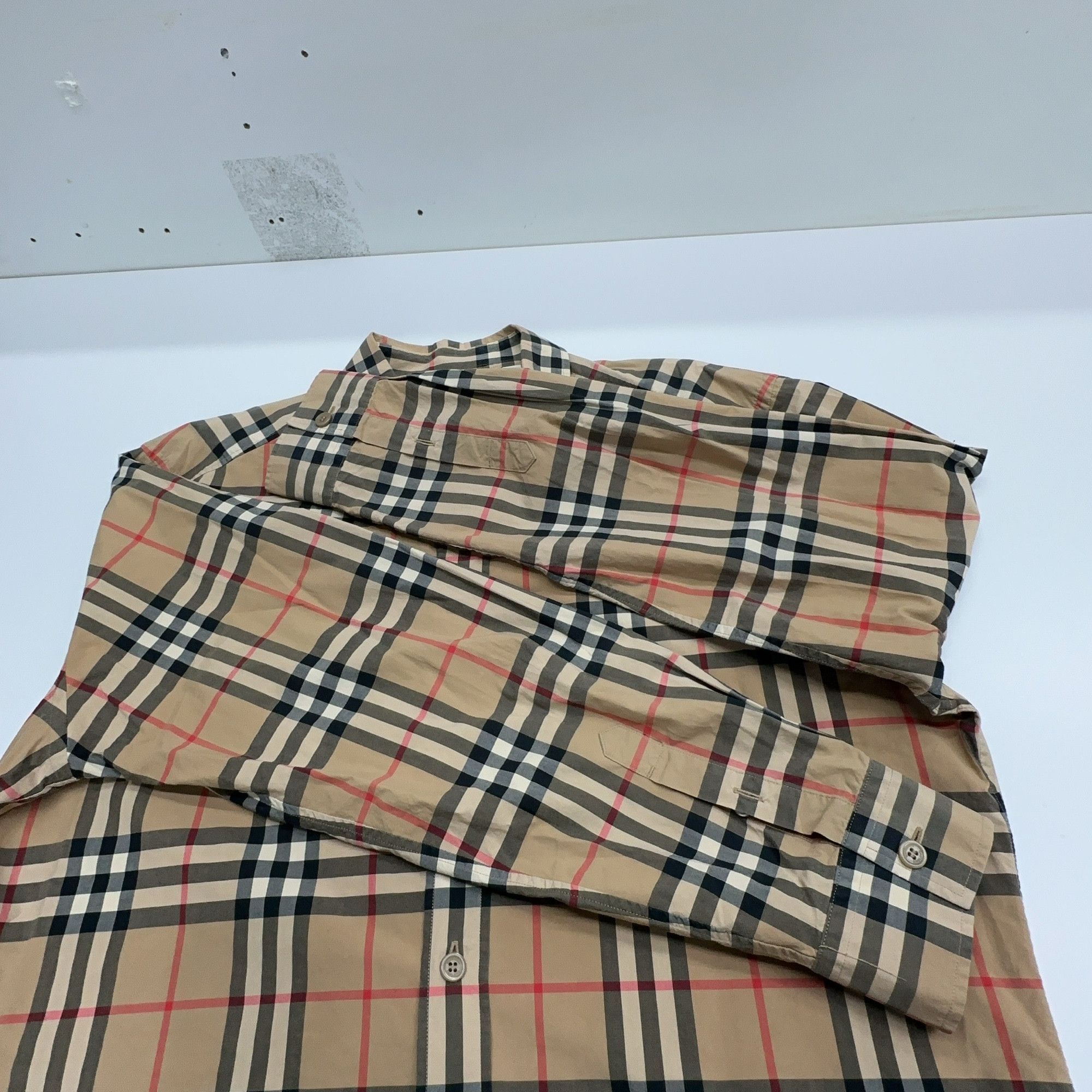 Burberry Burberry Check Button Up Shirt Size L Size US L / EU 52-54 / 3 - 10 Thumbnail