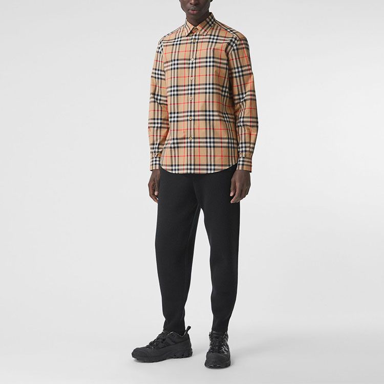Burberry Burberry Check Button Up Shirt Size L Size US L / EU 52-54 / 3 - 13 Thumbnail