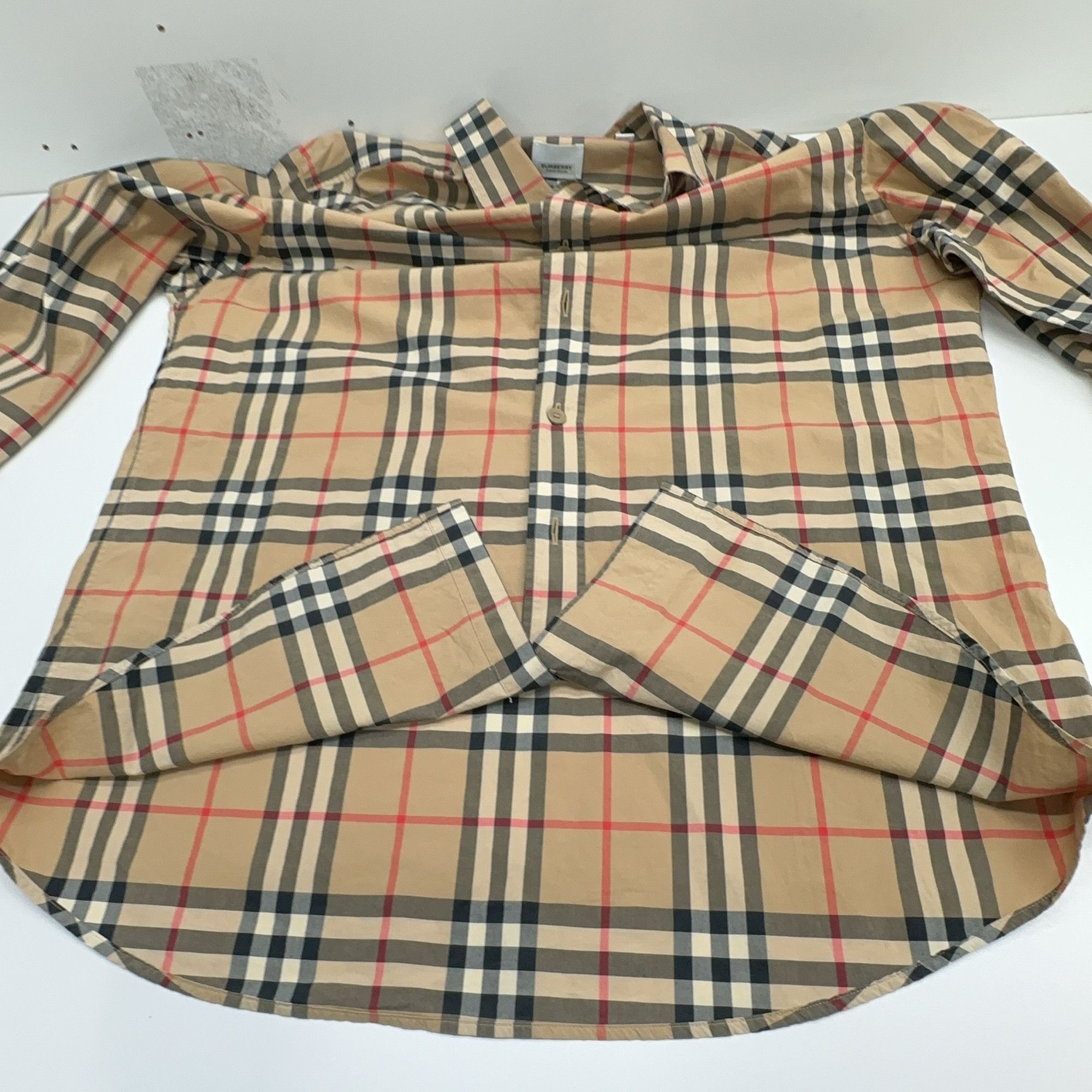 Burberry Burberry Check Button Up Shirt Size L Size US L / EU 52-54 / 3 - 8 Thumbnail