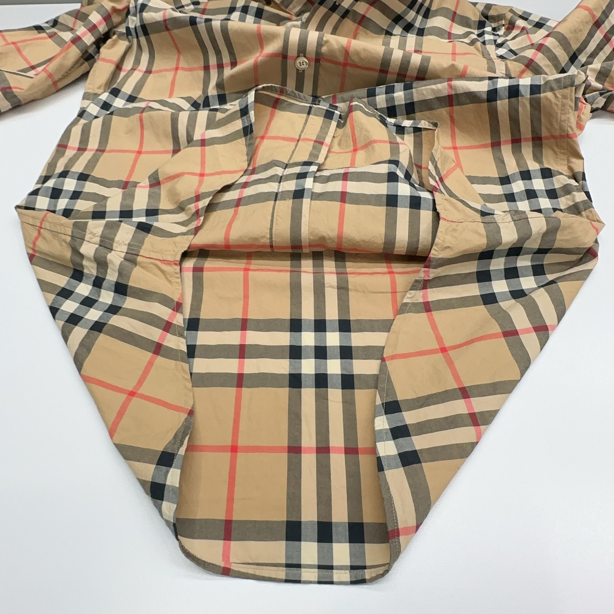 Burberry Burberry Classic Check Button Up Shirt Size XS Size US XS / EU 42 / 0 - 7 Thumbnail