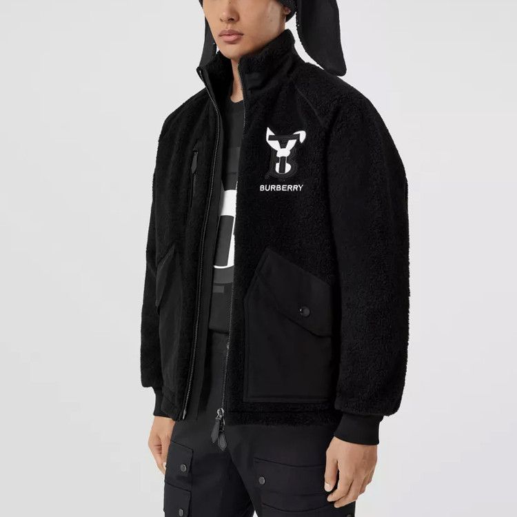 Burberry Burberry Rabbit Appliqué Fleece Jacket Size S Size US S / EU 44-46 / 1 - 13 Thumbnail