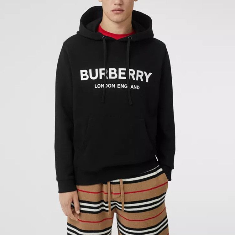 Burberry Burberry Logo Hoodie Size L Size US L / EU 52-54 / 3 - 9 Thumbnail