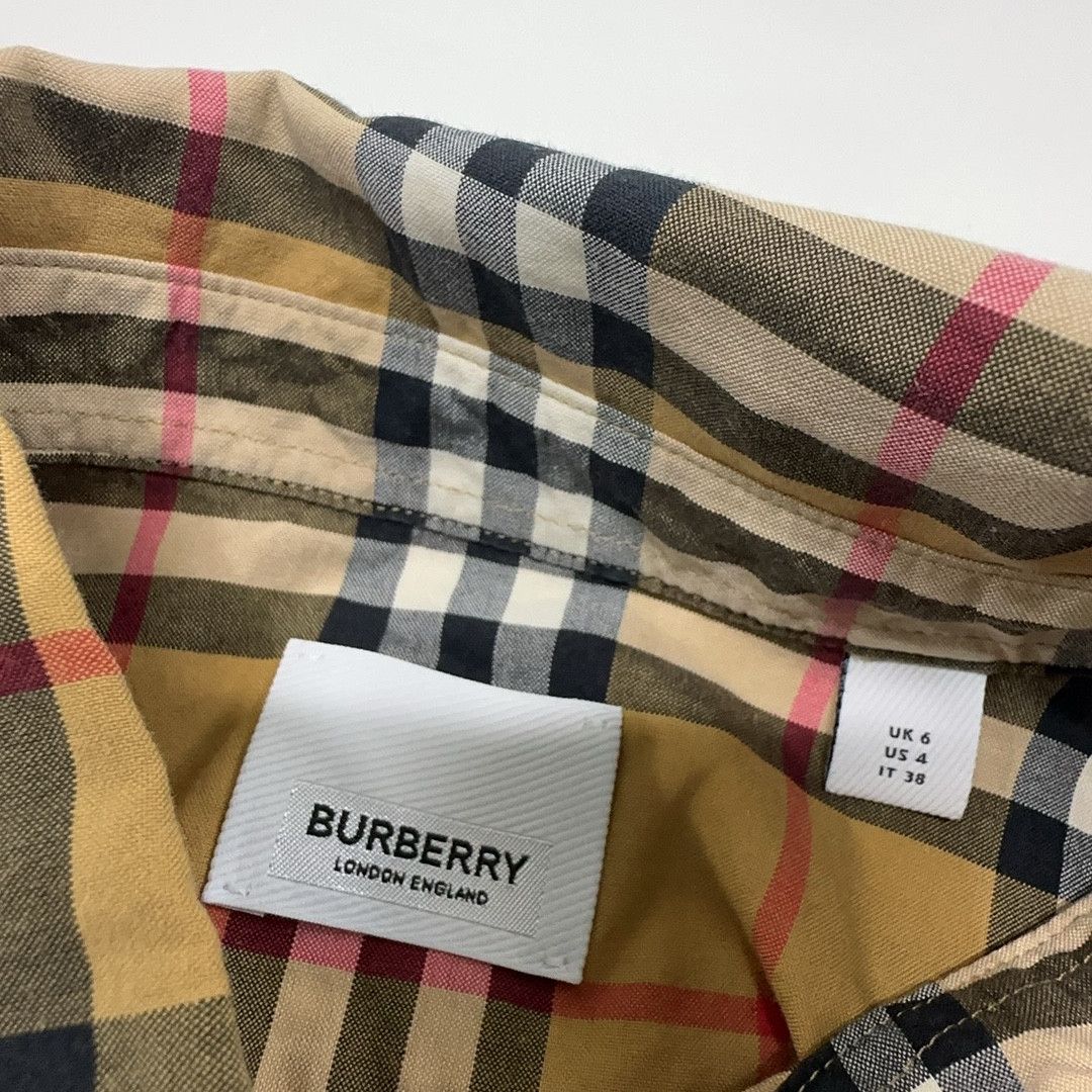 Burberry Burberry Vintage Check Button Up Shirt Size IT 38 Size XS / US 0-2 / IT 36-38 - 4 Thumbnail