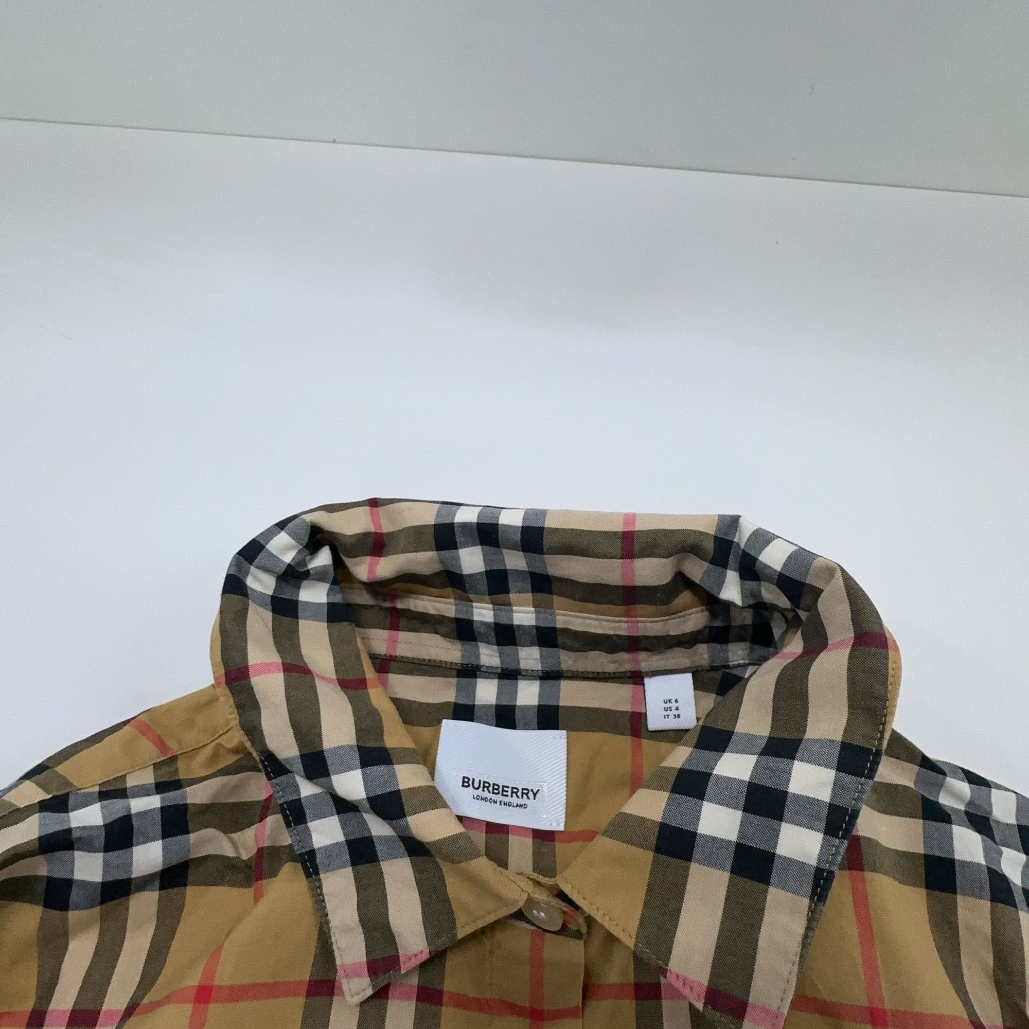 Burberry Burberry Vintage Check Button Up Shirt Size IT 38 Size XS / US 0-2 / IT 36-38 - 5 Thumbnail