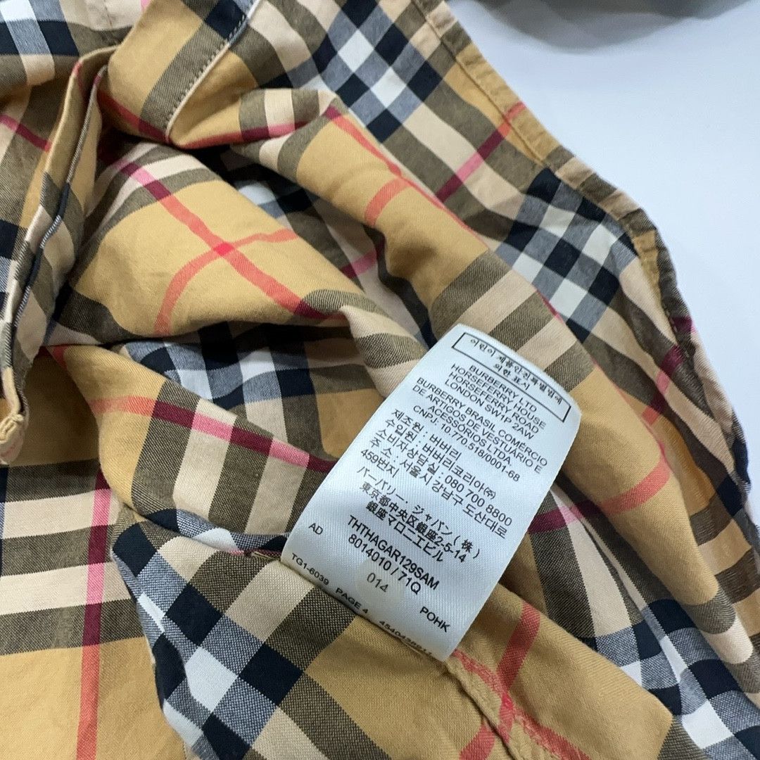 Burberry Burberry Vintage Check Button Up Shirt Size IT 38 Size XS / US 0-2 / IT 36-38 - 3 Thumbnail