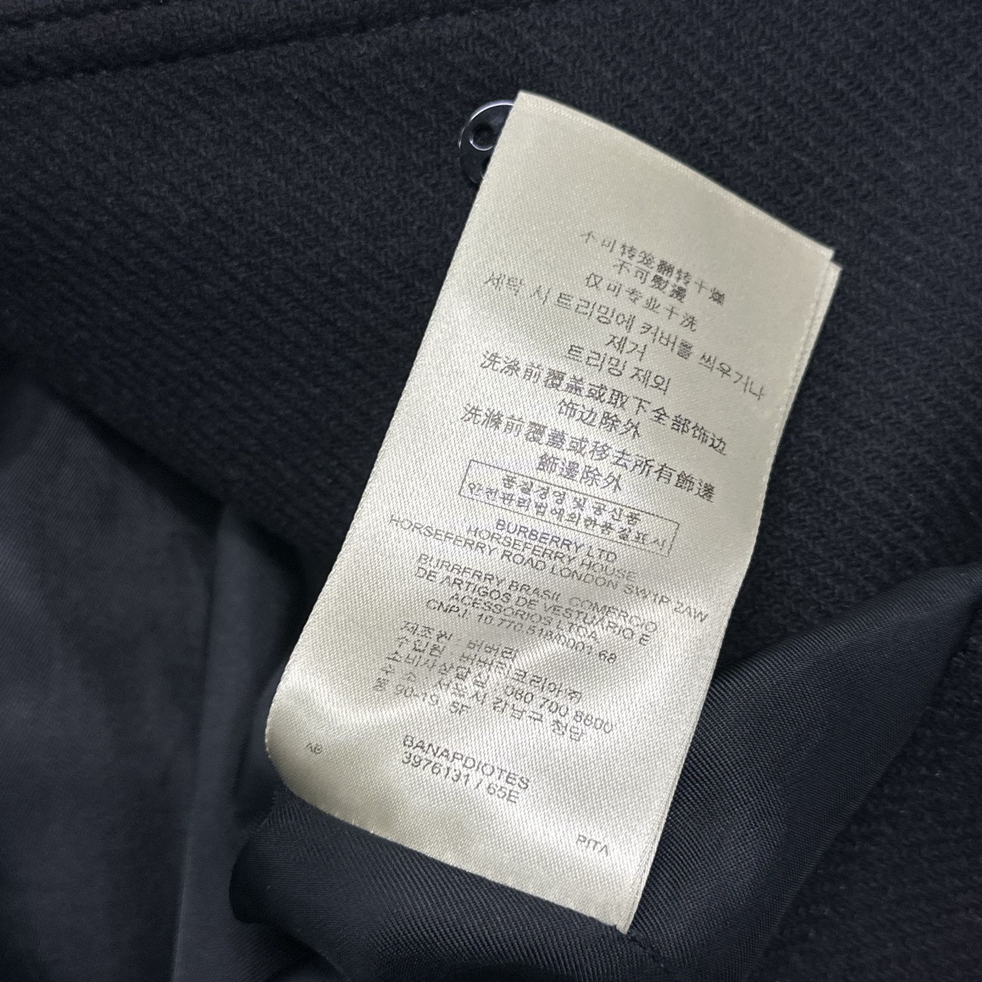Burberry Burberry Brit Black Wool Coat Size 6 Size S / US 4 / IT 40 - 4 Thumbnail