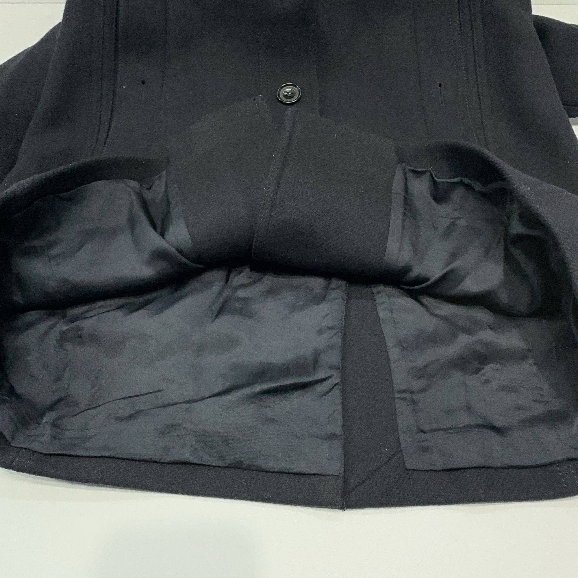 Burberry Burberry Brit Black Wool Coat Size 6 Size S / US 4 / IT 40 - 6 Thumbnail