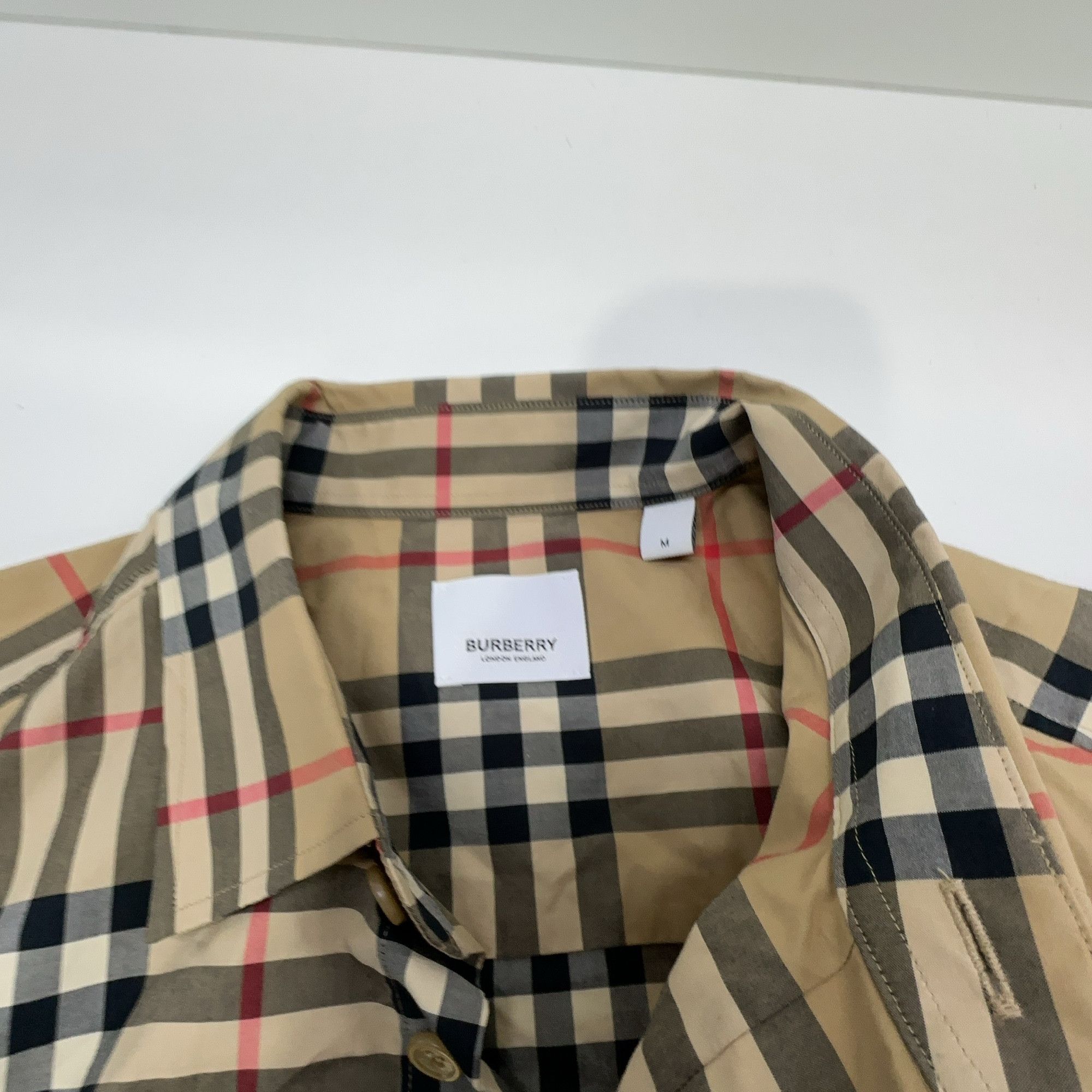 Burberry Burberry Check Long Sleeve Shirt Size M Size US M / EU 48-50 / 2 - 5 Thumbnail