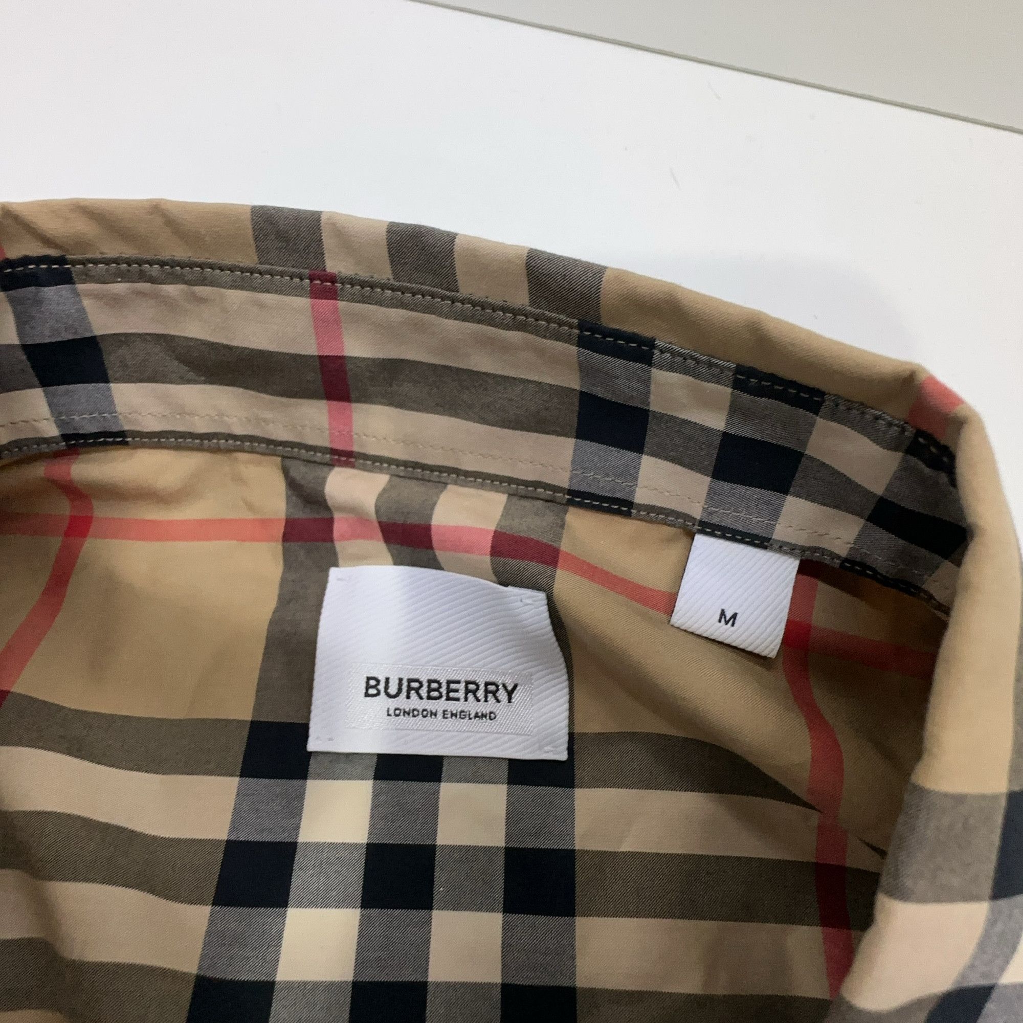 Burberry Burberry Check Long Sleeve Shirt Size M Size US M / EU 48-50 / 2 - 4 Thumbnail