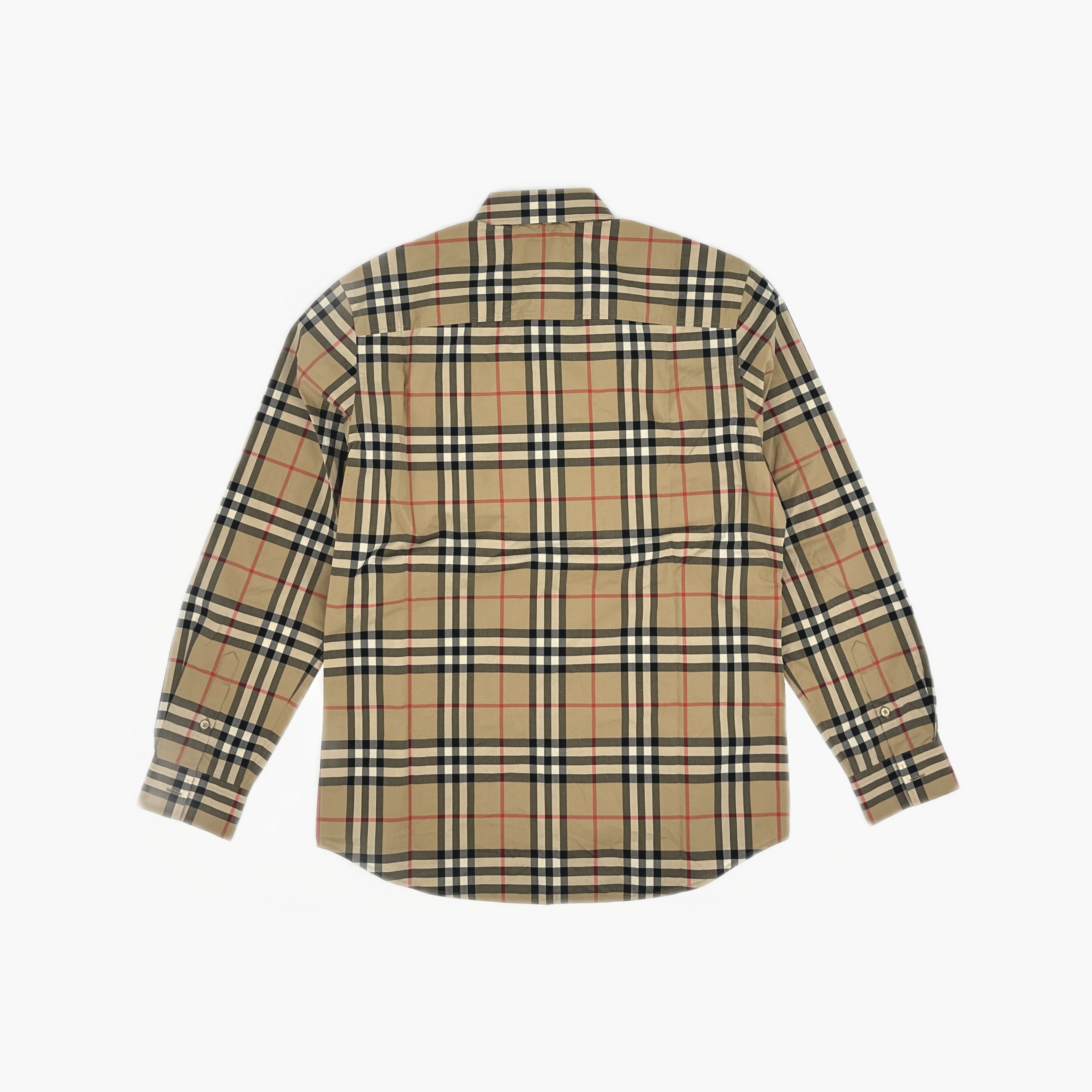 Burberry Burberry Check Long Sleeve Shirt Size M Size US M / EU 48-50 / 2 - 2 Thumbnail