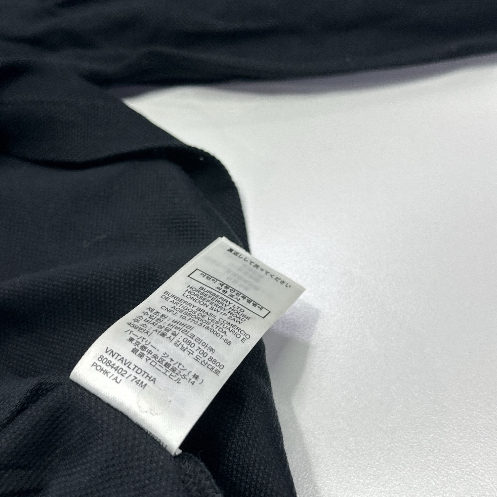 Burberry Burberry Black Long Sleeve Polo Size S Size US S / EU 44-46 / 1 - 3 Thumbnail