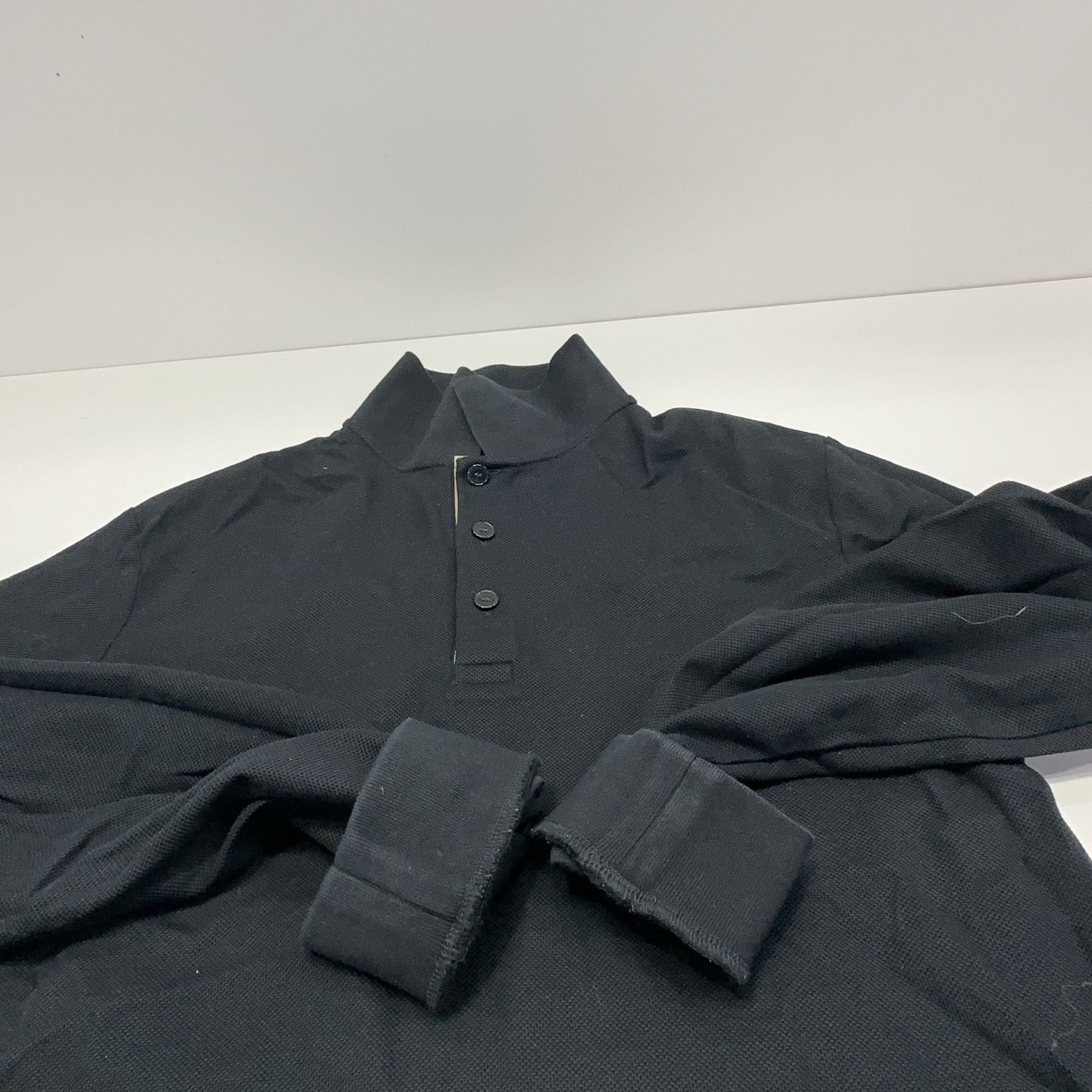 Burberry Burberry Black Long Sleeve Polo Size S Size US S / EU 44-46 / 1 - 10 Thumbnail