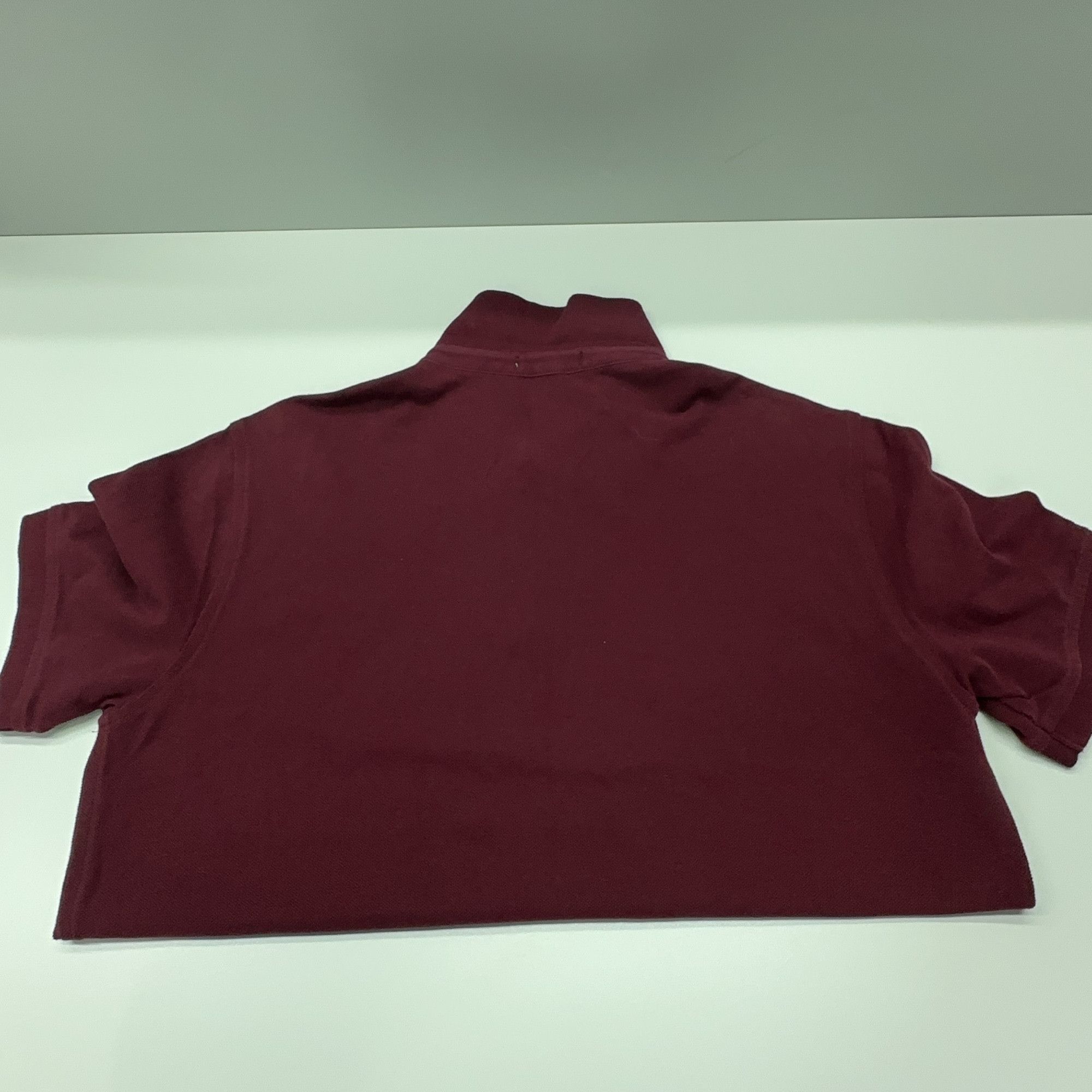 Burberry Burberry Burgundy Polo Shirt Size M Size US M / EU 48-50 / 2 - 11 Thumbnail