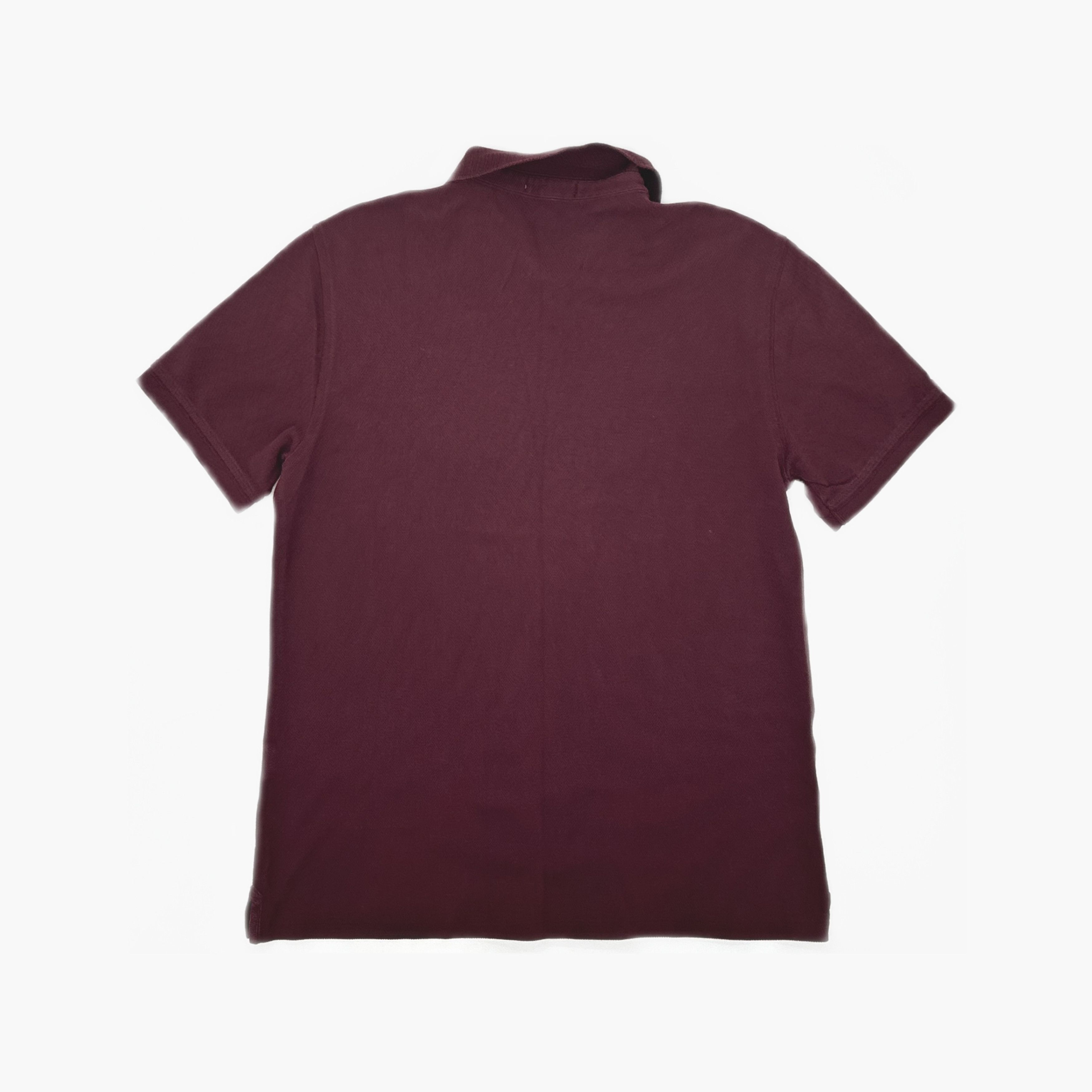 Burberry Burberry Burgundy Polo Shirt Size M Size US M / EU 48-50 / 2 - 2 Thumbnail
