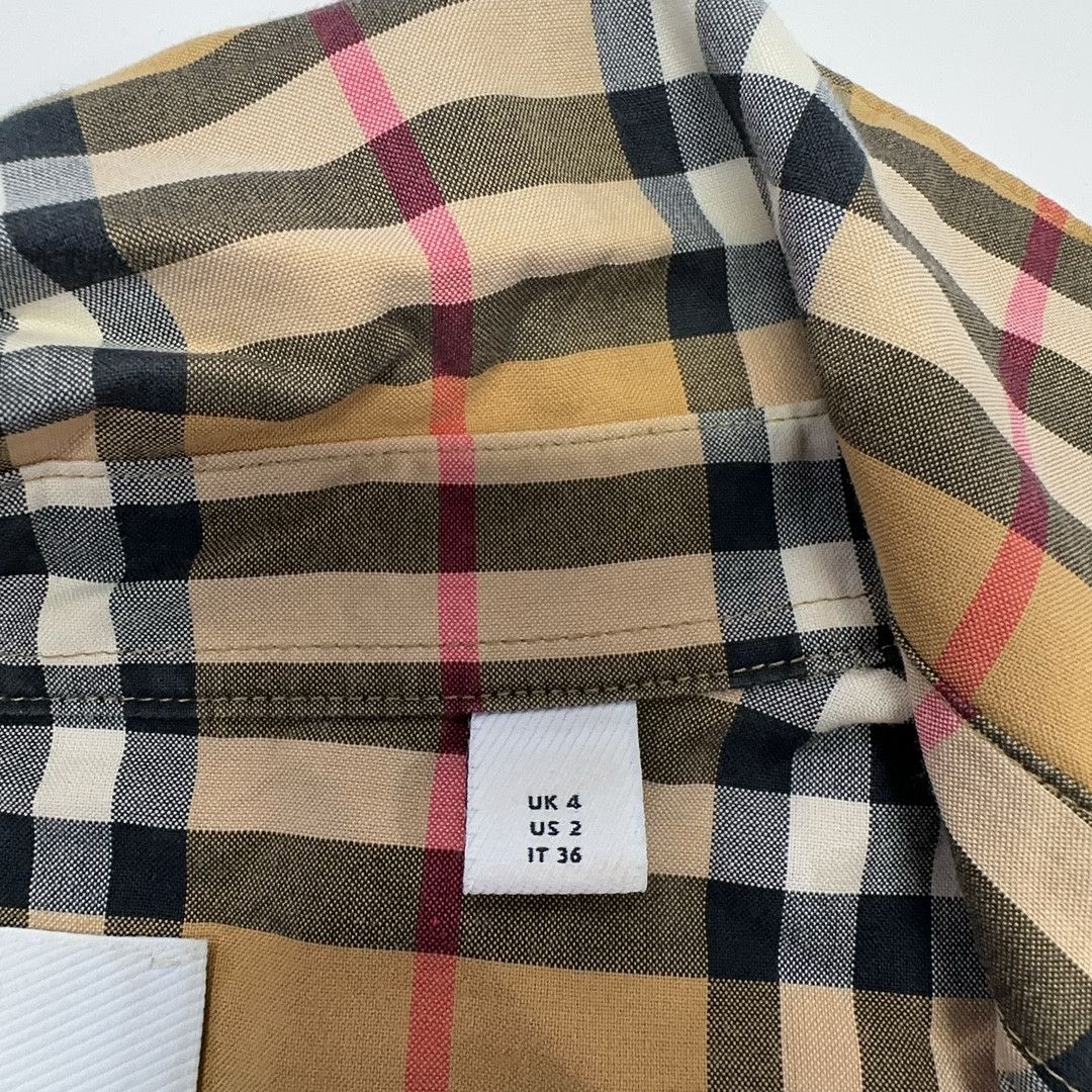 Burberry Burberry Vintage Check Button Up Shirt Size 2 Size XS / US 0-2 / IT 36-38 - 5 Thumbnail