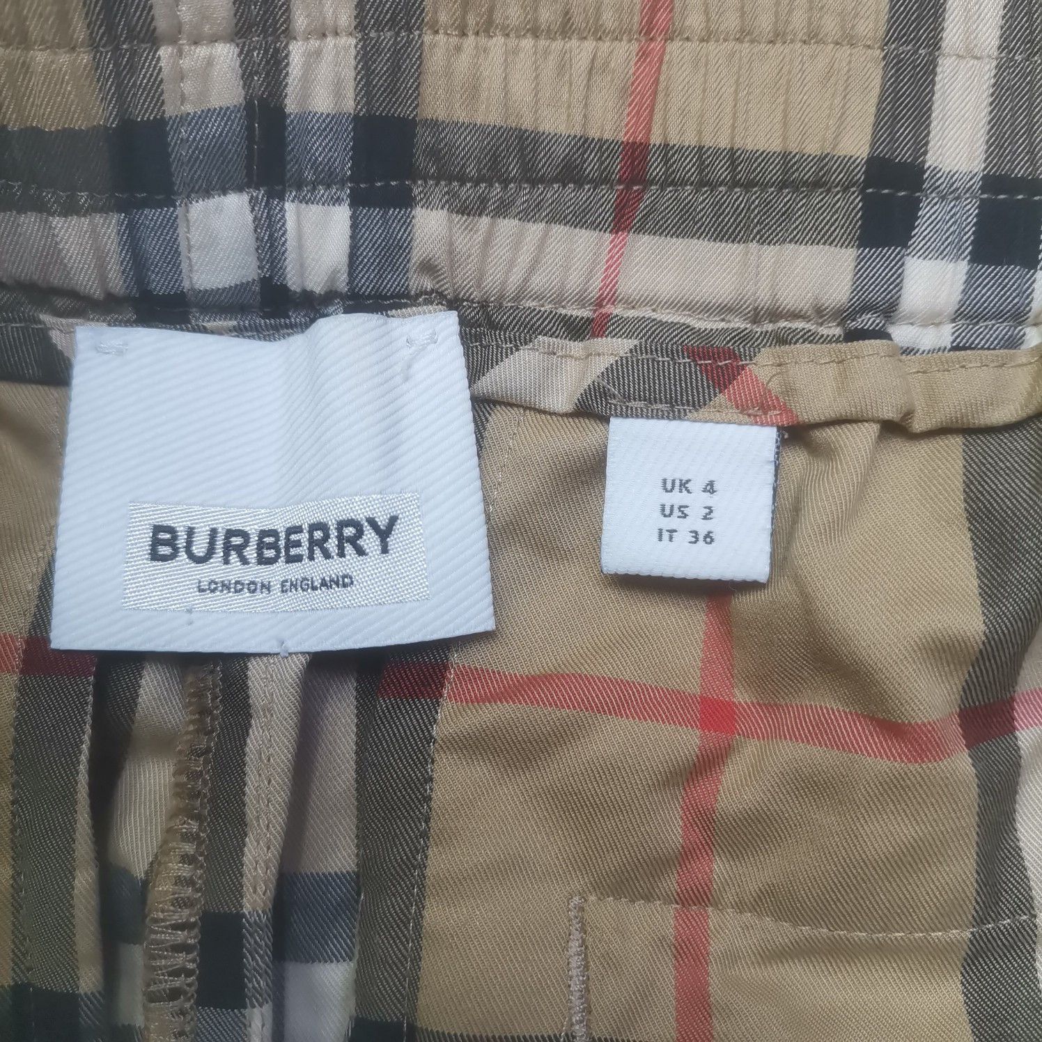 Burberry Burberry Check Cotton Shorts Size IT 36 Size 25" / US 0 / IT 36 - 4 Thumbnail