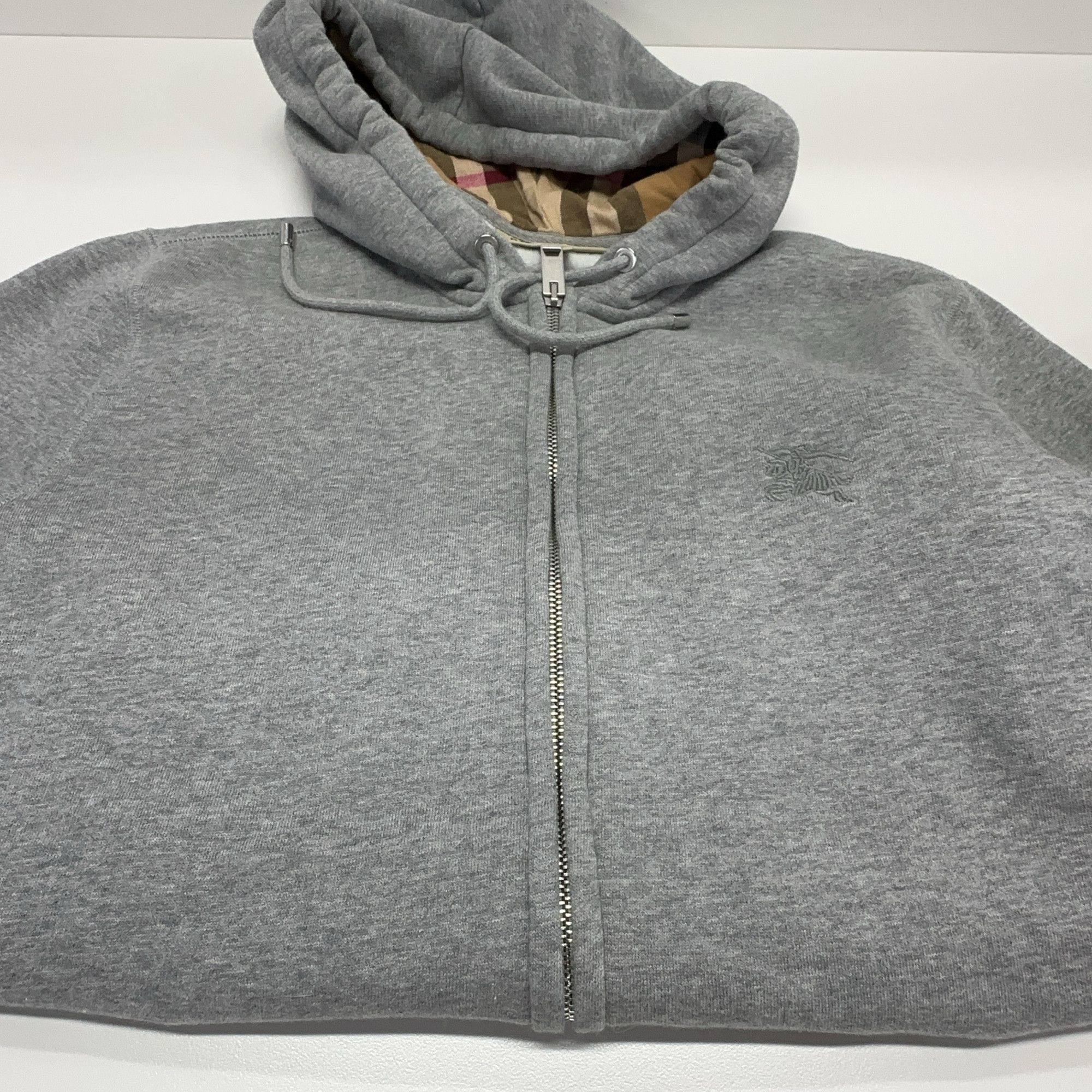 Burberry Burberry Logo Zip Hoodie Size M Size US M / EU 48-50 / 2 - 6 Thumbnail