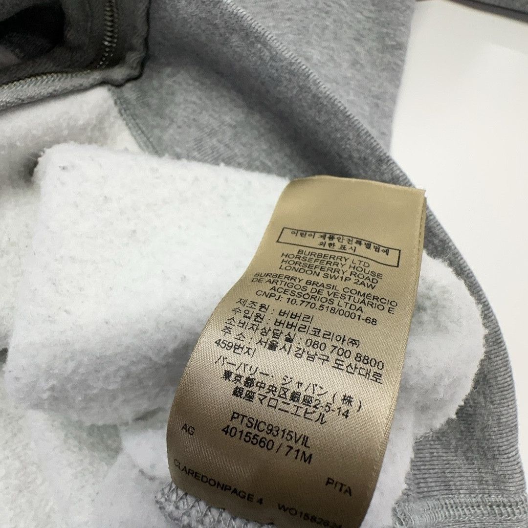Burberry Burberry Logo Zip Hoodie Size M Size US M / EU 48-50 / 2 - 3 Thumbnail