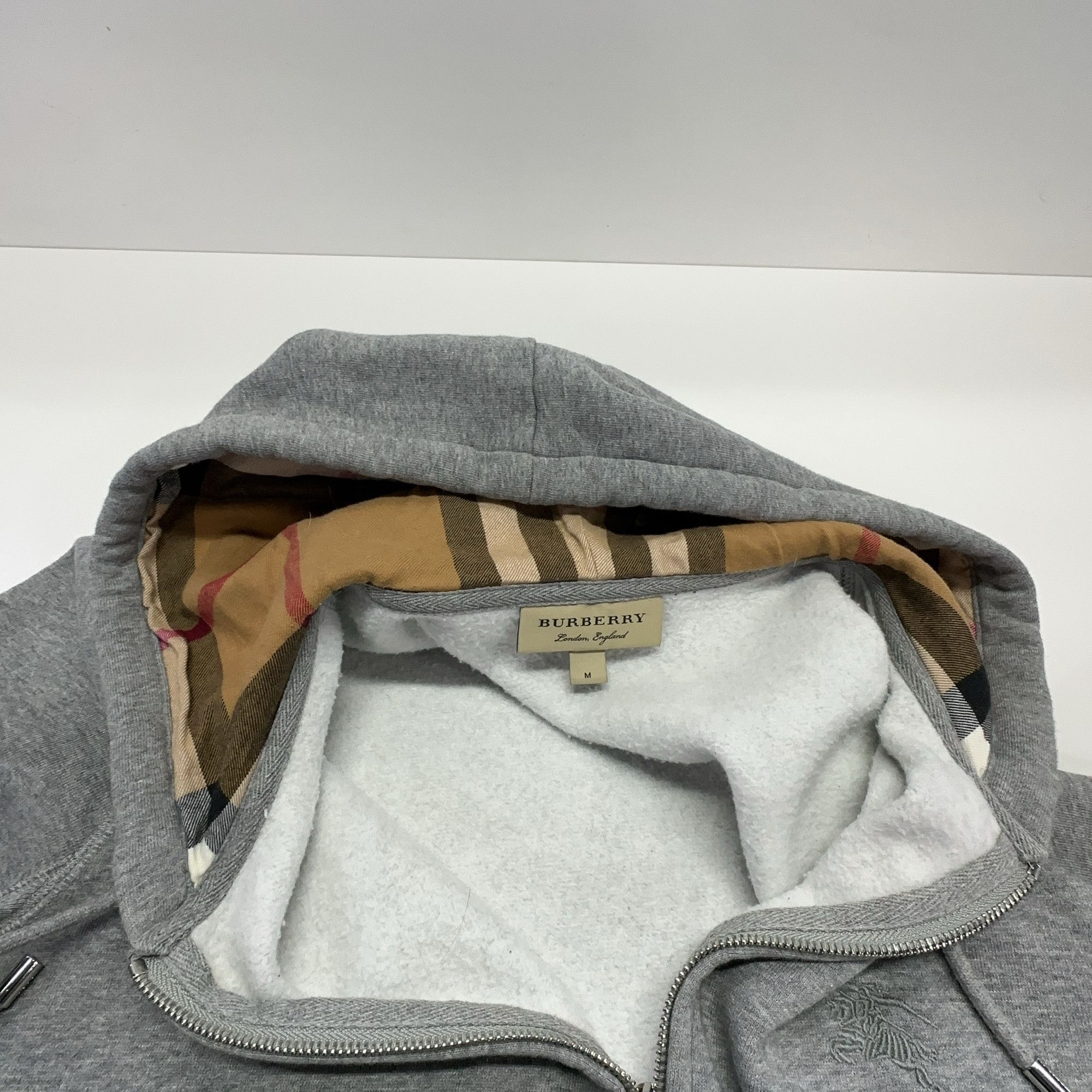 Burberry Burberry Logo Zip Hoodie Size M Size US M / EU 48-50 / 2 - 5 Thumbnail