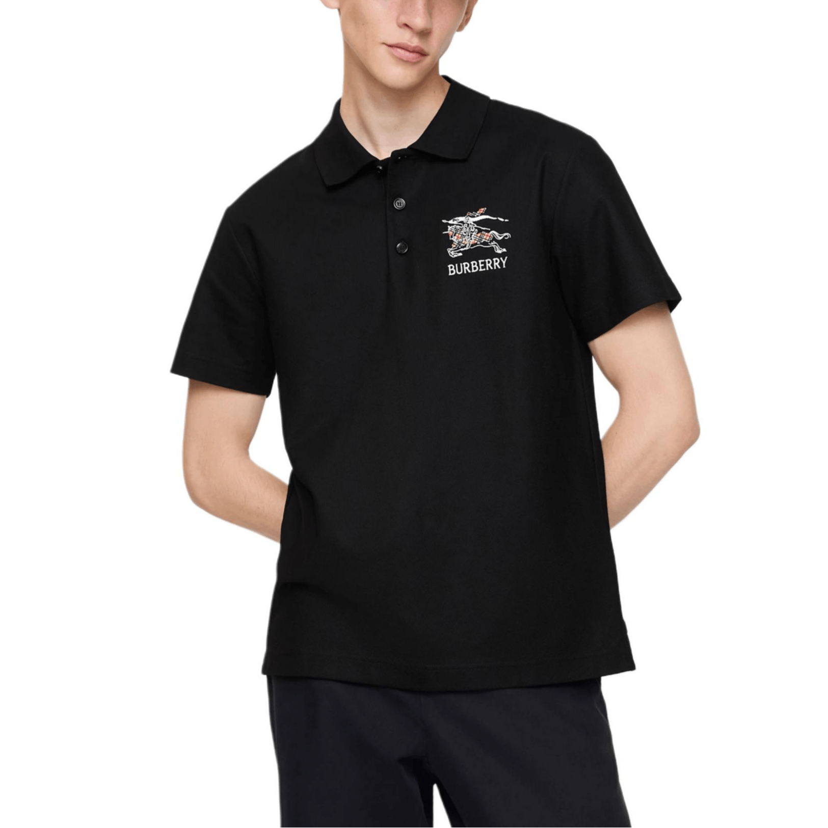 Burberry Burberry Equestrian Knight Logo Polo Shirt Size S Size US S / EU 44-46 / 1 - 12 Thumbnail
