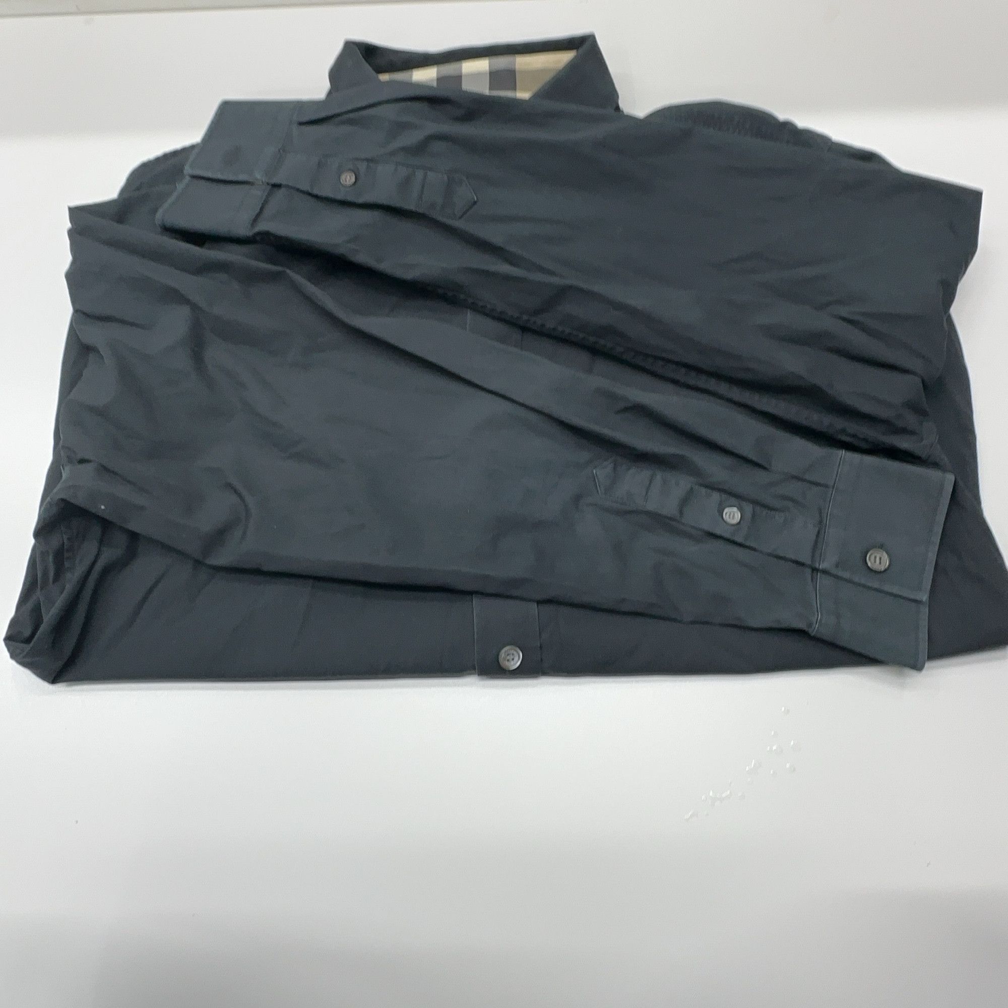 Burberry Burberry Check Collar Long Sleeve Shirt Size L Size US L / EU 52-54 / 3 - 7 Thumbnail