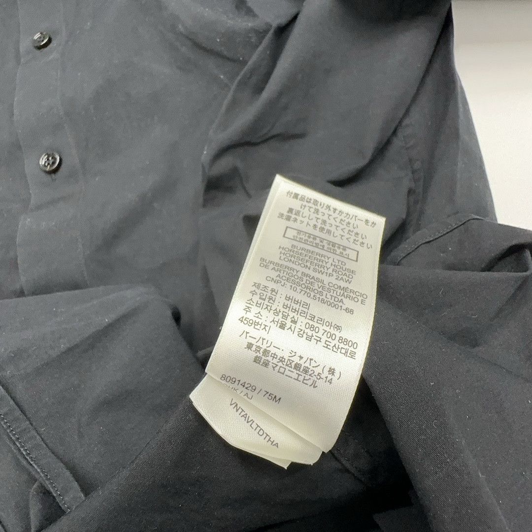 Burberry Burberry Black Button Up Shirt Size M Size US M / EU 48-50 / 2 - 11 Thumbnail