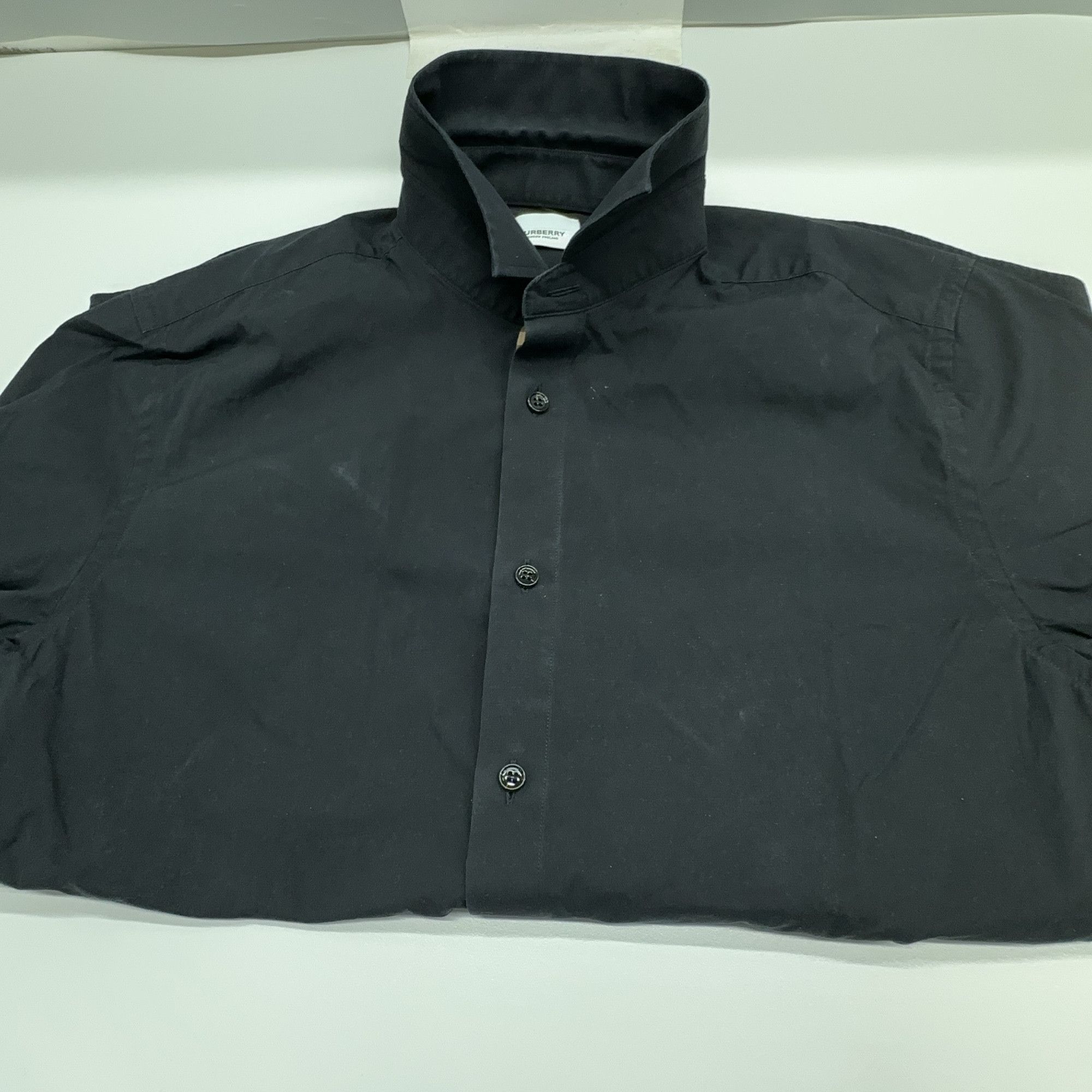 Burberry Burberry Black Button Up Shirt Size M Size US M / EU 48-50 / 2 - 14 Thumbnail
