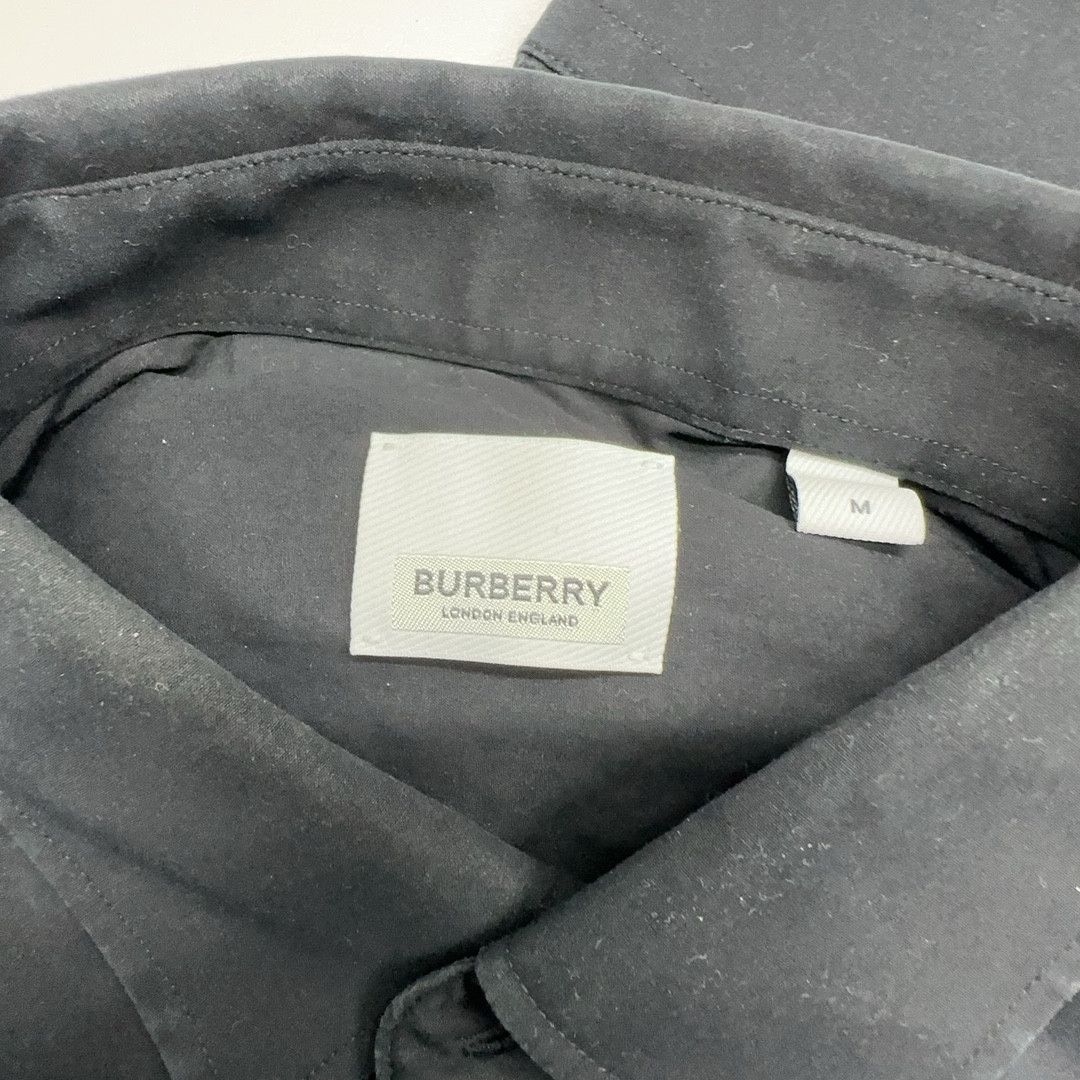 Burberry Burberry Black Button Up Shirt Size M Size US M / EU 48-50 / 2 - 10 Thumbnail