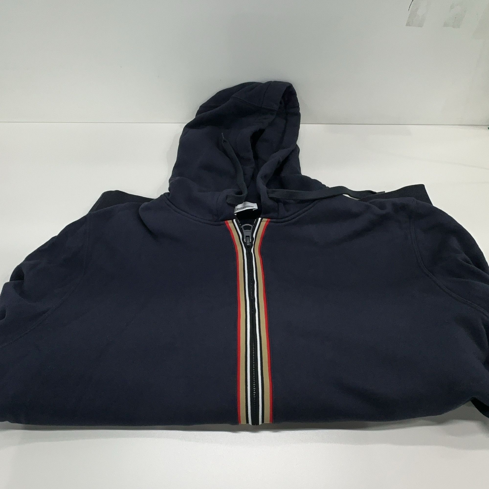 Burberry Burberry Icon Stripe Zip Hoodie Size XL Size US XL / EU 56 / 4 - 7 Thumbnail
