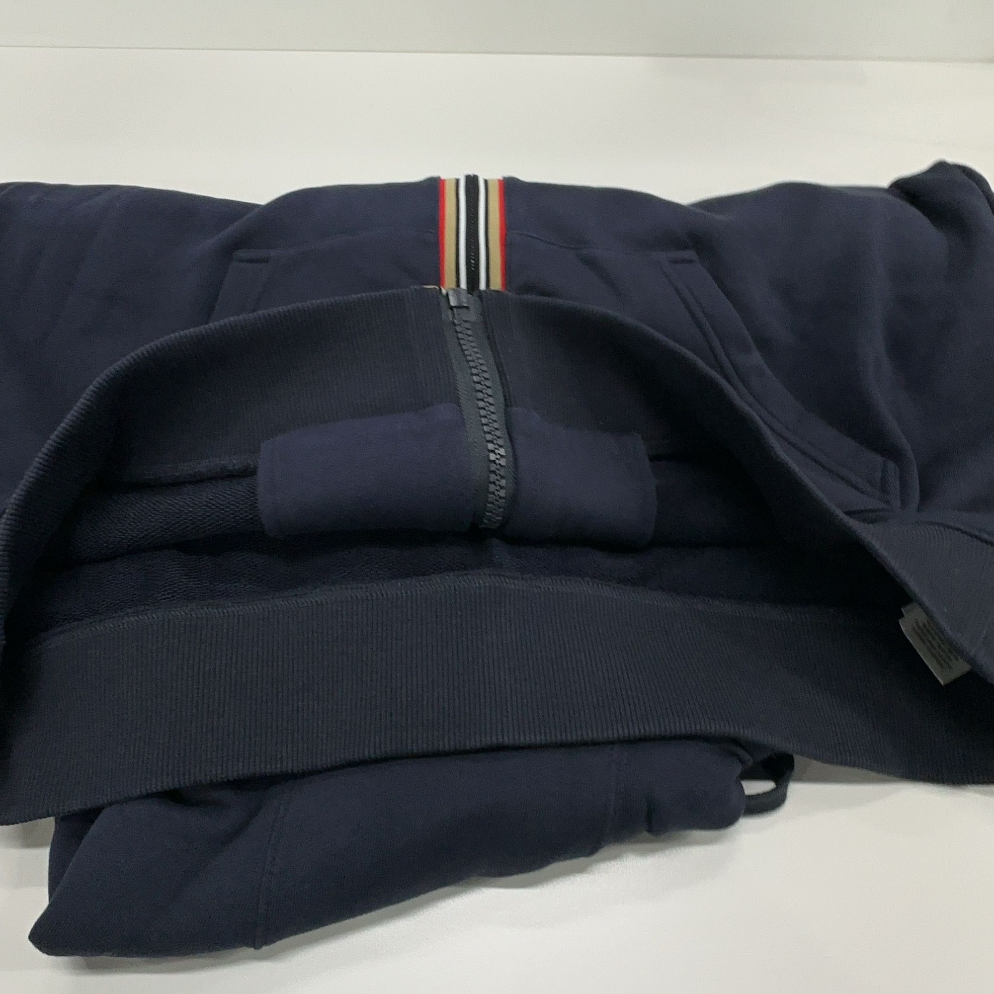 Burberry Burberry Icon Stripe Zip Hoodie Size XL Size US XL / EU 56 / 4 - 9 Thumbnail