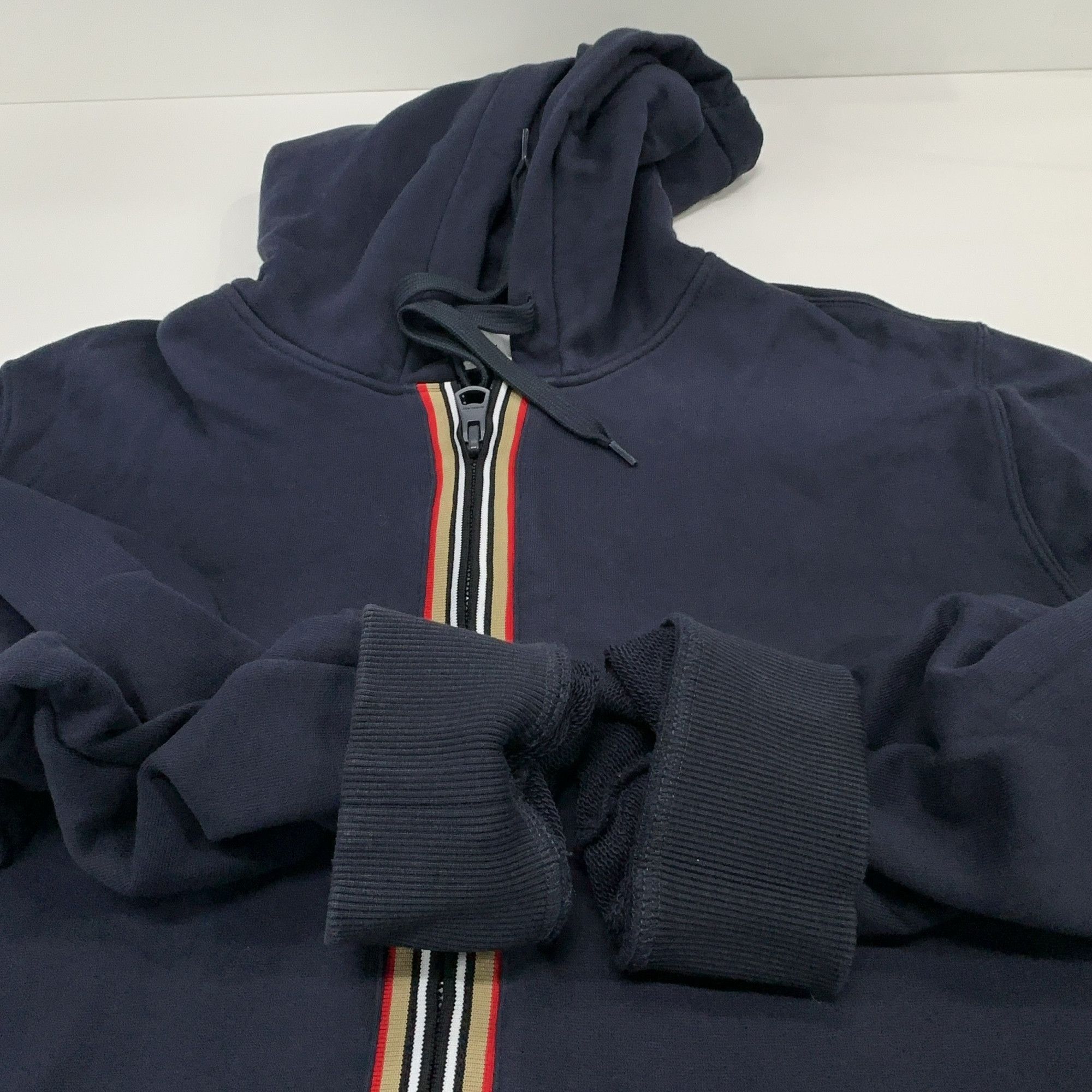 Burberry Burberry Icon Stripe Zip Hoodie Size XL Size US XL / EU 56 / 4 - 13 Thumbnail