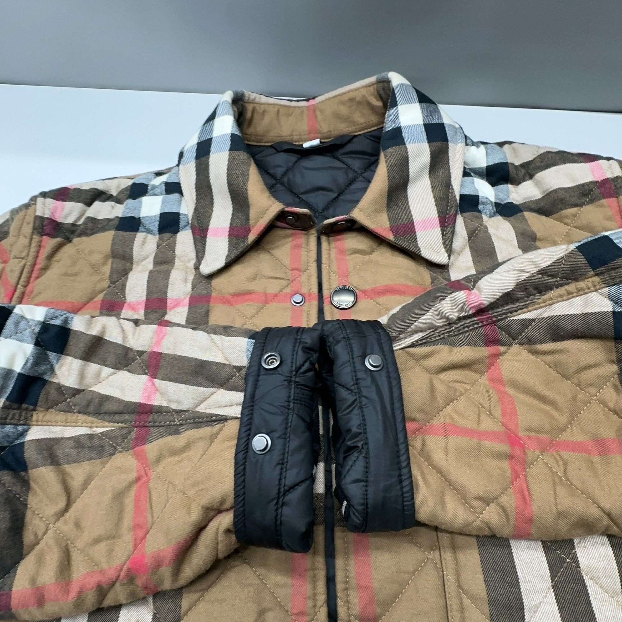 Burberry Burberry Check Quilted Jacket Size S Size US S / EU 44-46 / 1 - 6 Thumbnail