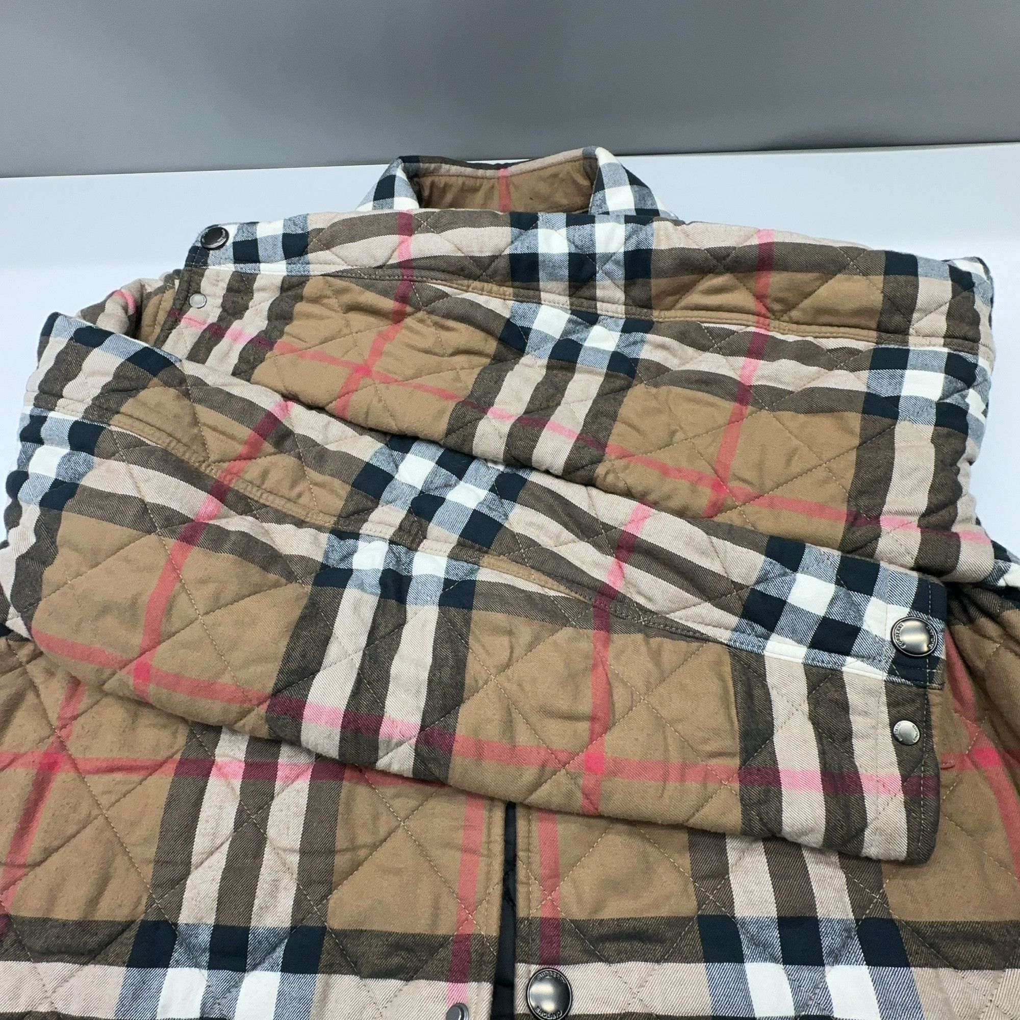 Burberry Burberry Check Quilted Jacket Size S Size US S / EU 44-46 / 1 - 8 Thumbnail