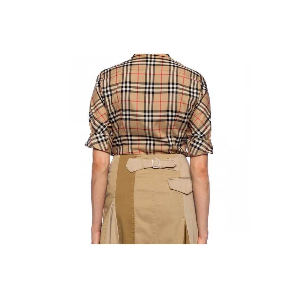 Burberry Burberry Check Pattern Long Sleeve Button Up Shirt Size US 4 Size S / US 4 / IT 40 - 14 Thumbnail
