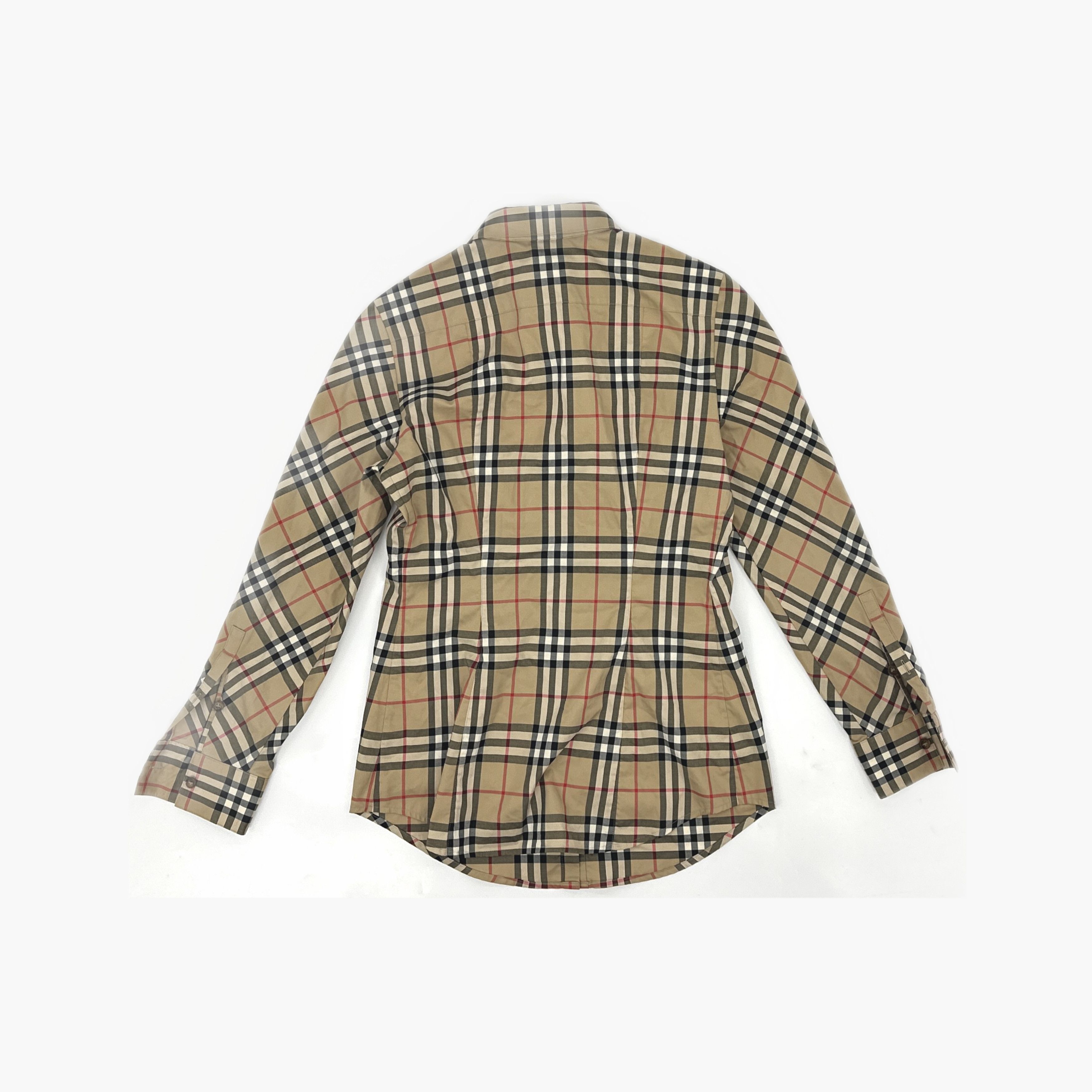Burberry Burberry Check Pattern Long Sleeve Button Up Shirt Size US 4 Size S / US 4 / IT 40 - 2 Thumbnail