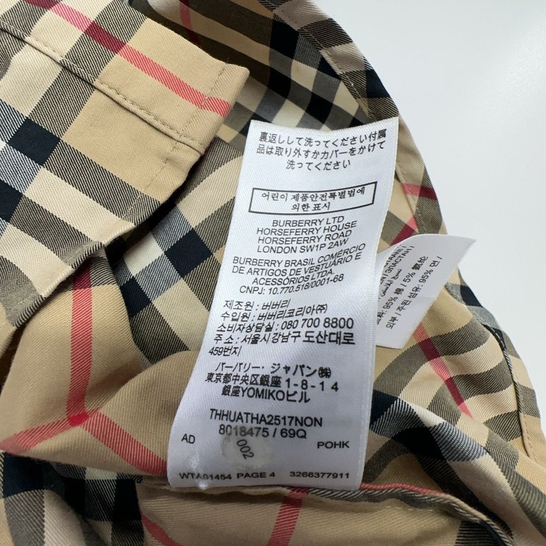 Burberry Burberry Check Pattern Long Sleeve Button Up Shirt Size US 4 Size S / US 4 / IT 40 - 3 Thumbnail