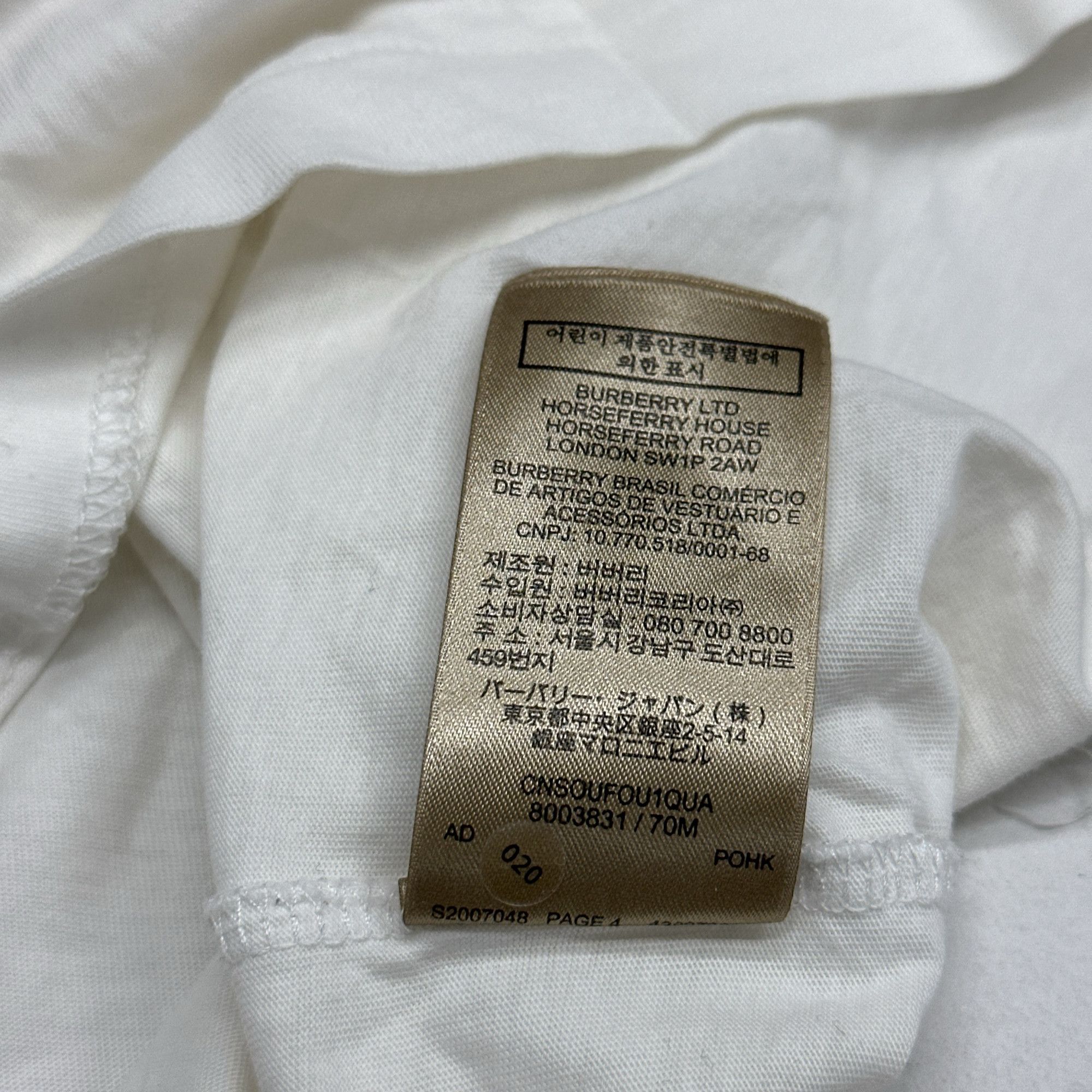 Burberry Burberry Red Knight Logo T-Shirt Size XXL Size US XXL / EU 58 / 5 - 3 Thumbnail