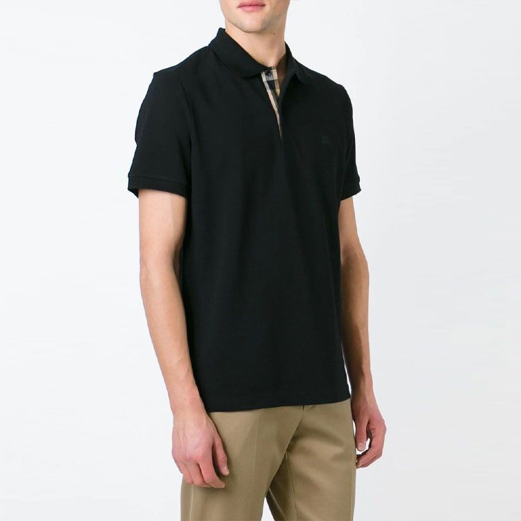 Burberry Burberry Check Placket Logo Polo Shirt Size L Size US L / EU 52-54 / 3 - 11 Thumbnail