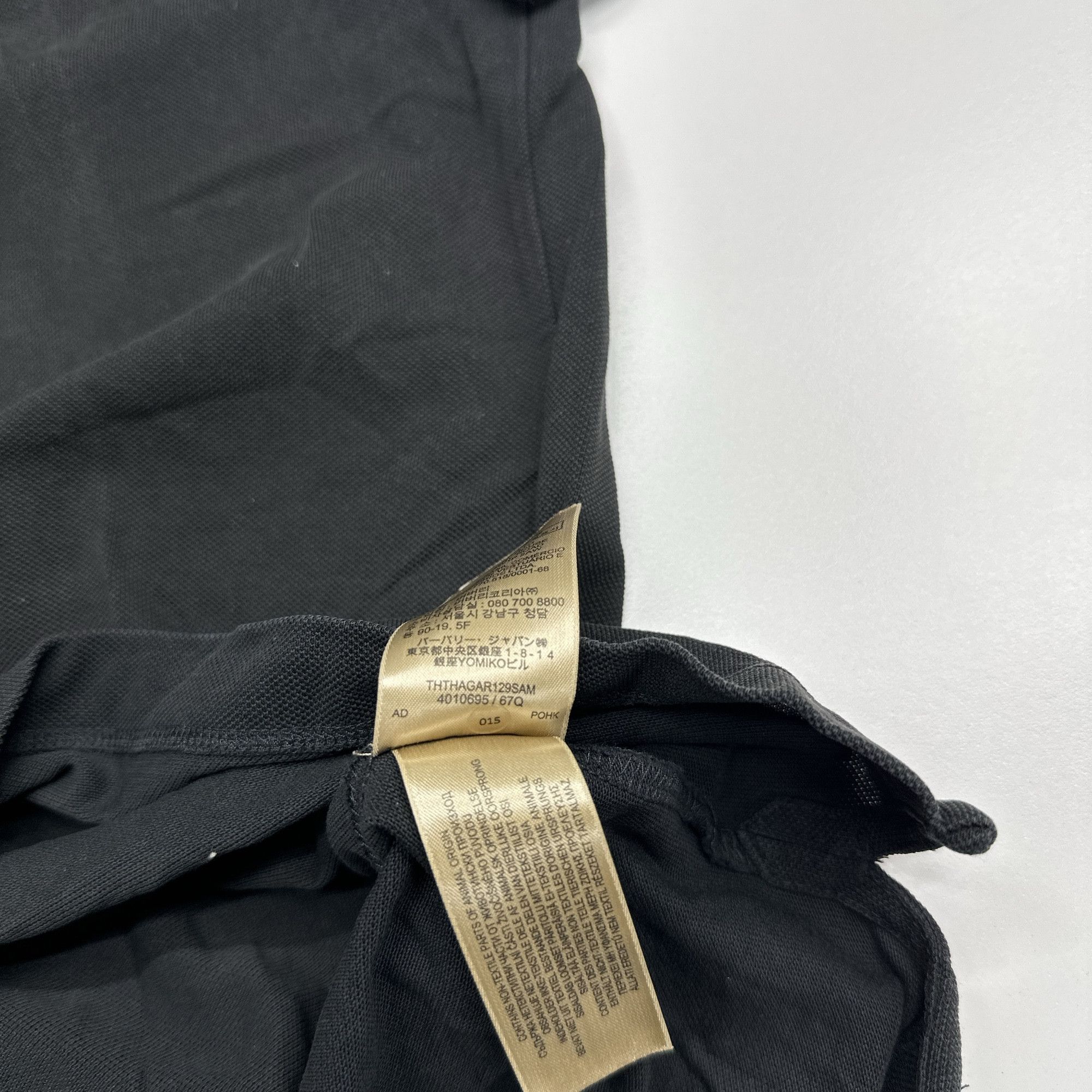 Burberry Burberry Check Placket Logo Polo Shirt Size L Size US L / EU 52-54 / 3 - 4 Thumbnail