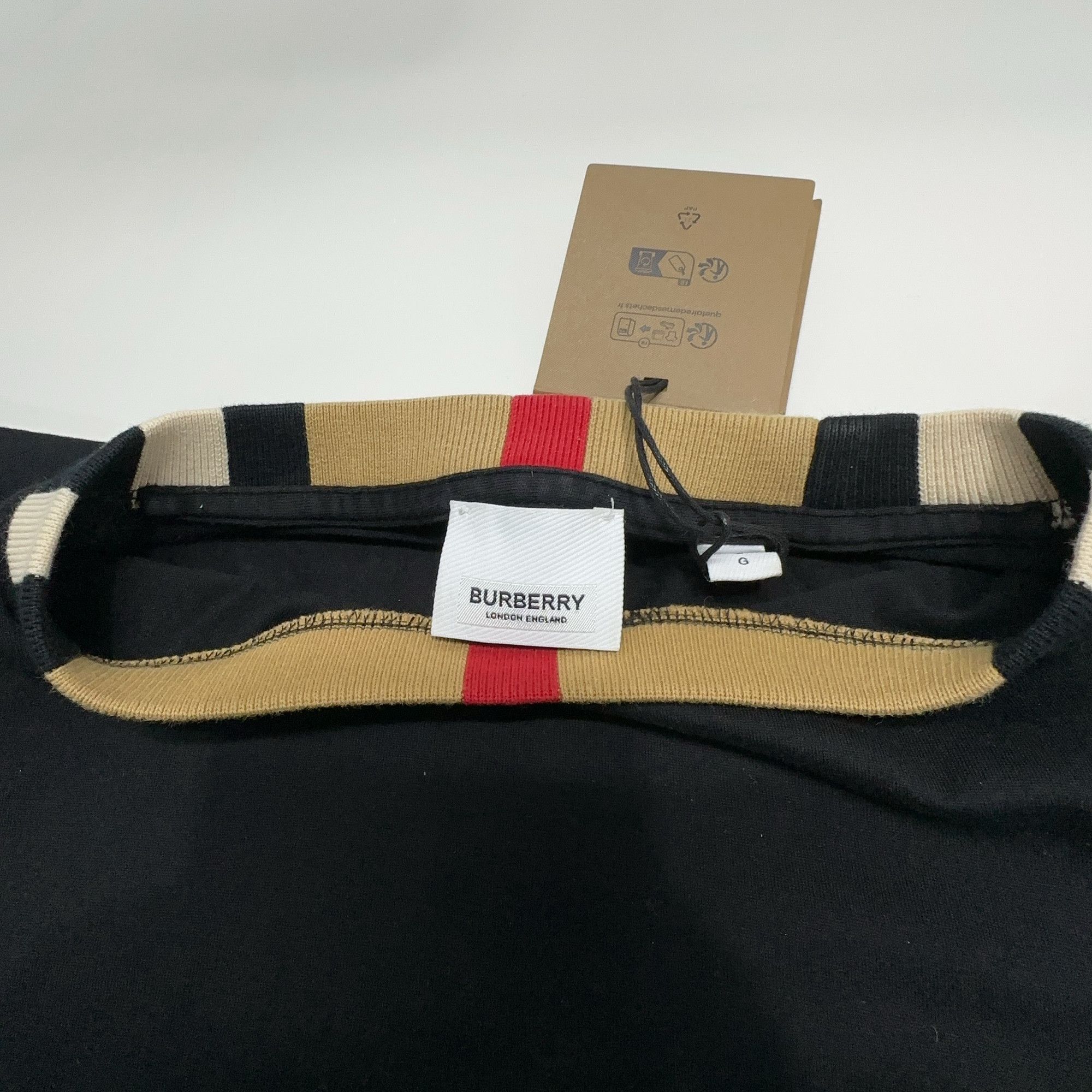 Burberry Burberry Logo Print Long Sleeve T-Shirt Size L Size US L / EU 52-54 / 3 - 6 Thumbnail