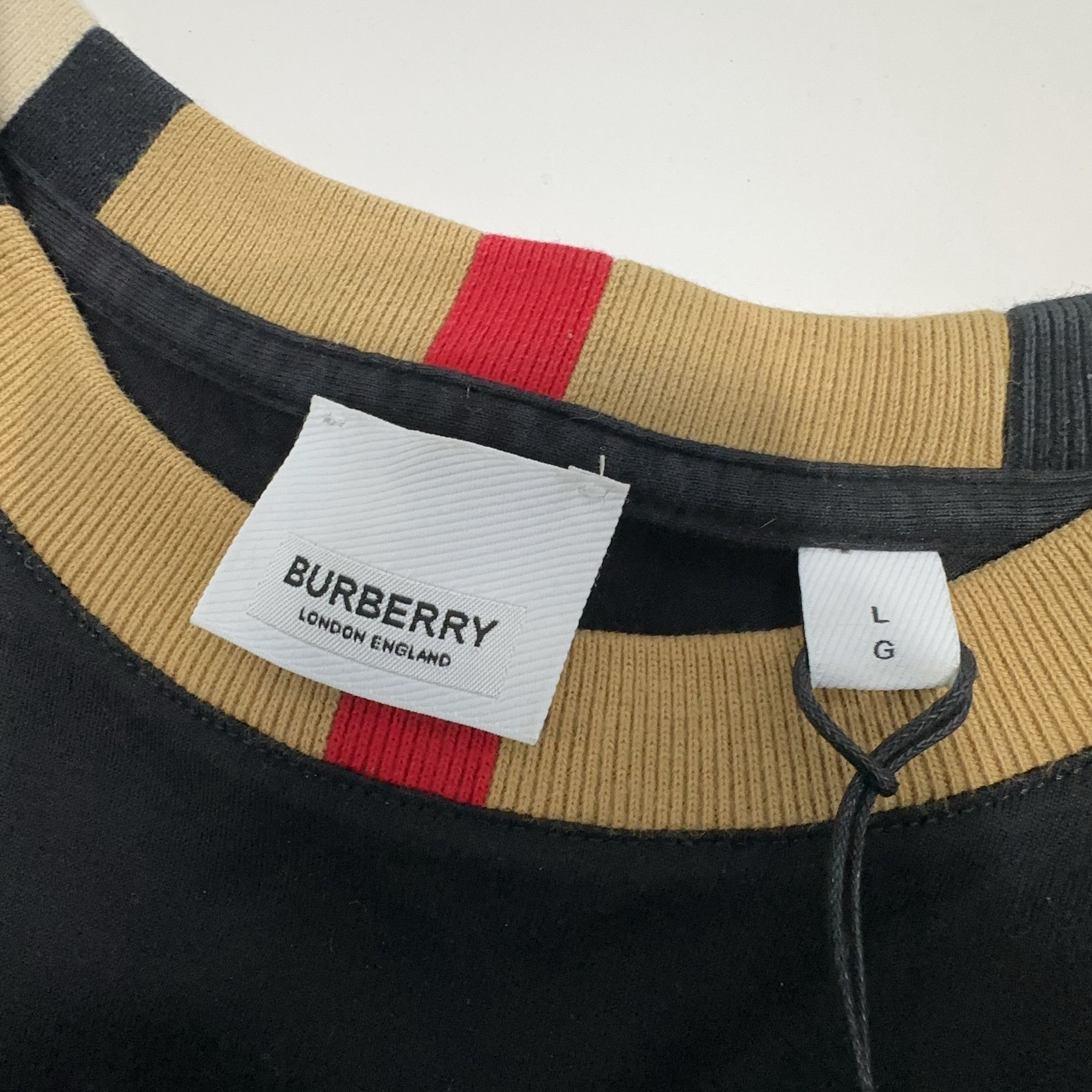 Burberry Burberry Logo Print Long Sleeve T-Shirt Size L Size US L / EU 52-54 / 3 - 4 Thumbnail