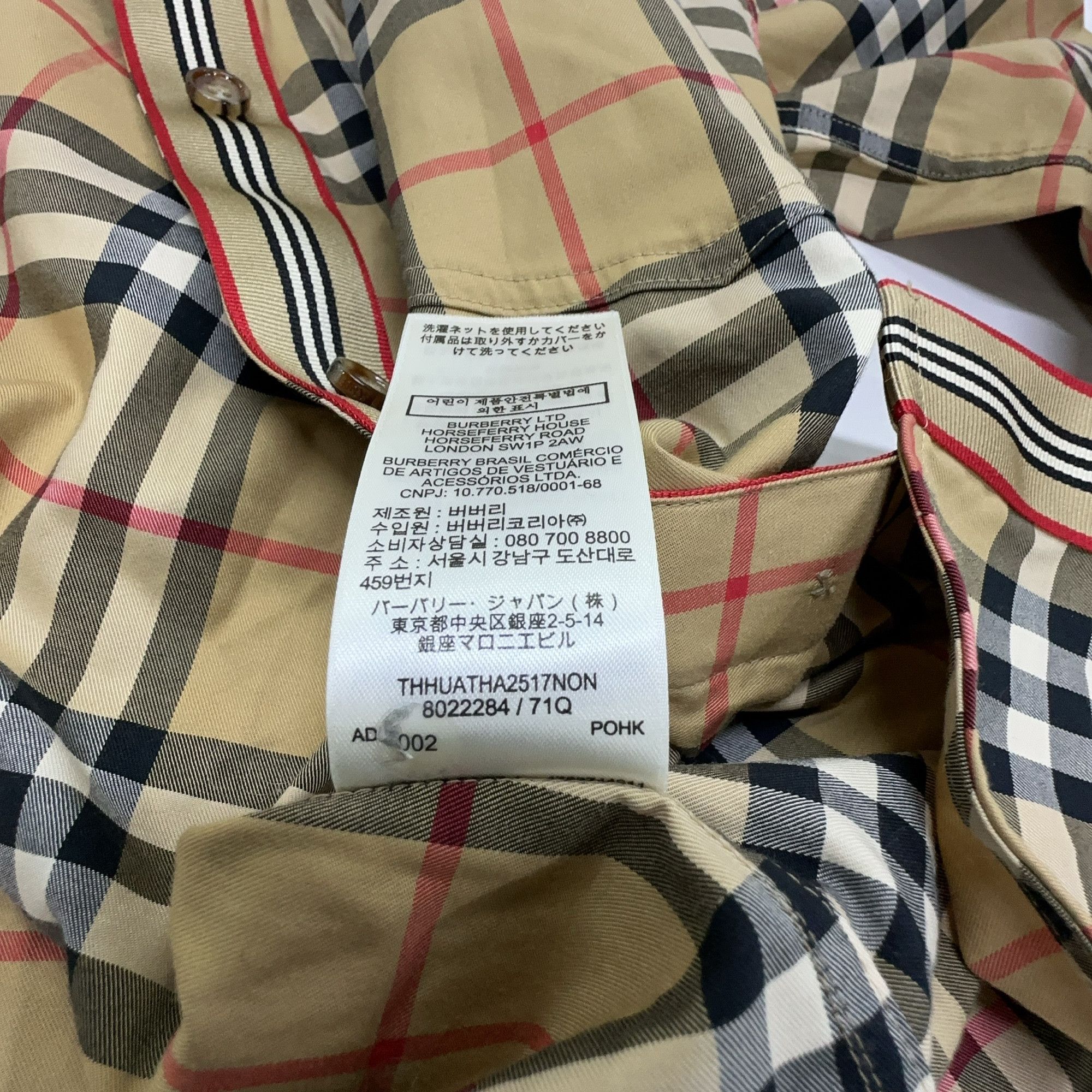 Burberry Burberry Classic Check Button Up Shirt Size 4 Size XS / US 0-2 / IT 36-38 - 3 Thumbnail