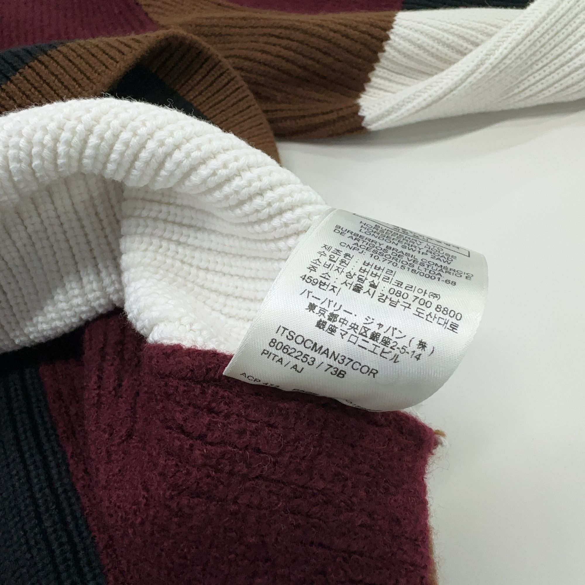 Burberry Burberry Colorblock Patchwork Sweater Size US S Size US S / EU 44-46 / 1 - 4 Thumbnail