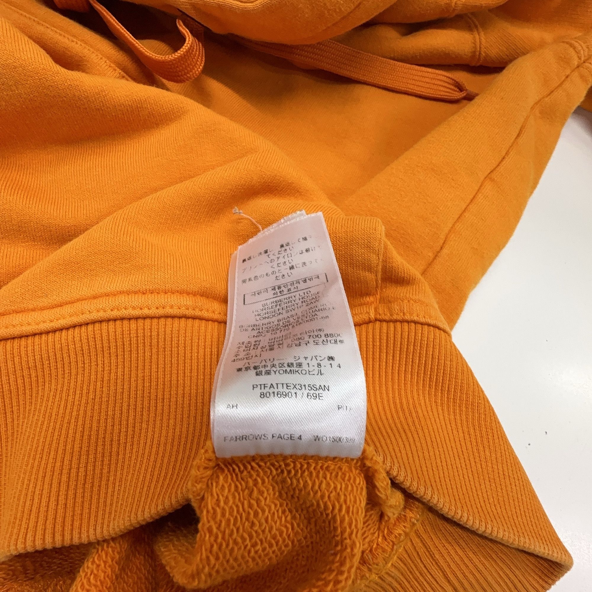 Burberry Burberry Logo Hoodie Size L Size US L / EU 52-54 / 3 - 4 Thumbnail