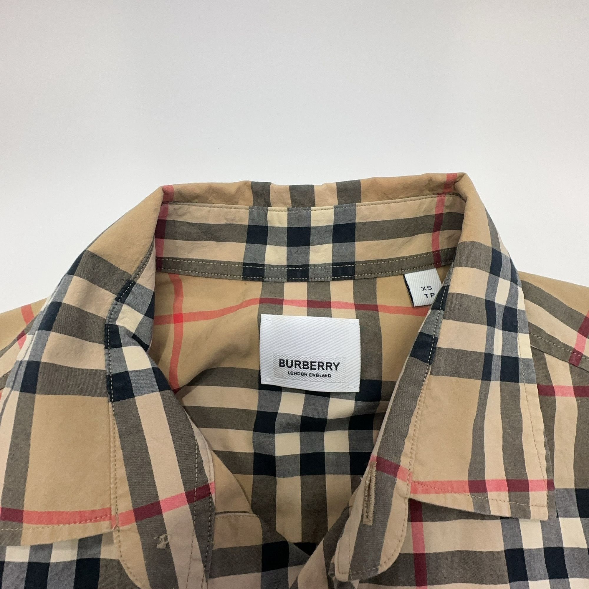 Burberry Burberry Check Long Sleeve Shirt XS Size US XS / EU 42 / 0 - 5 Thumbnail