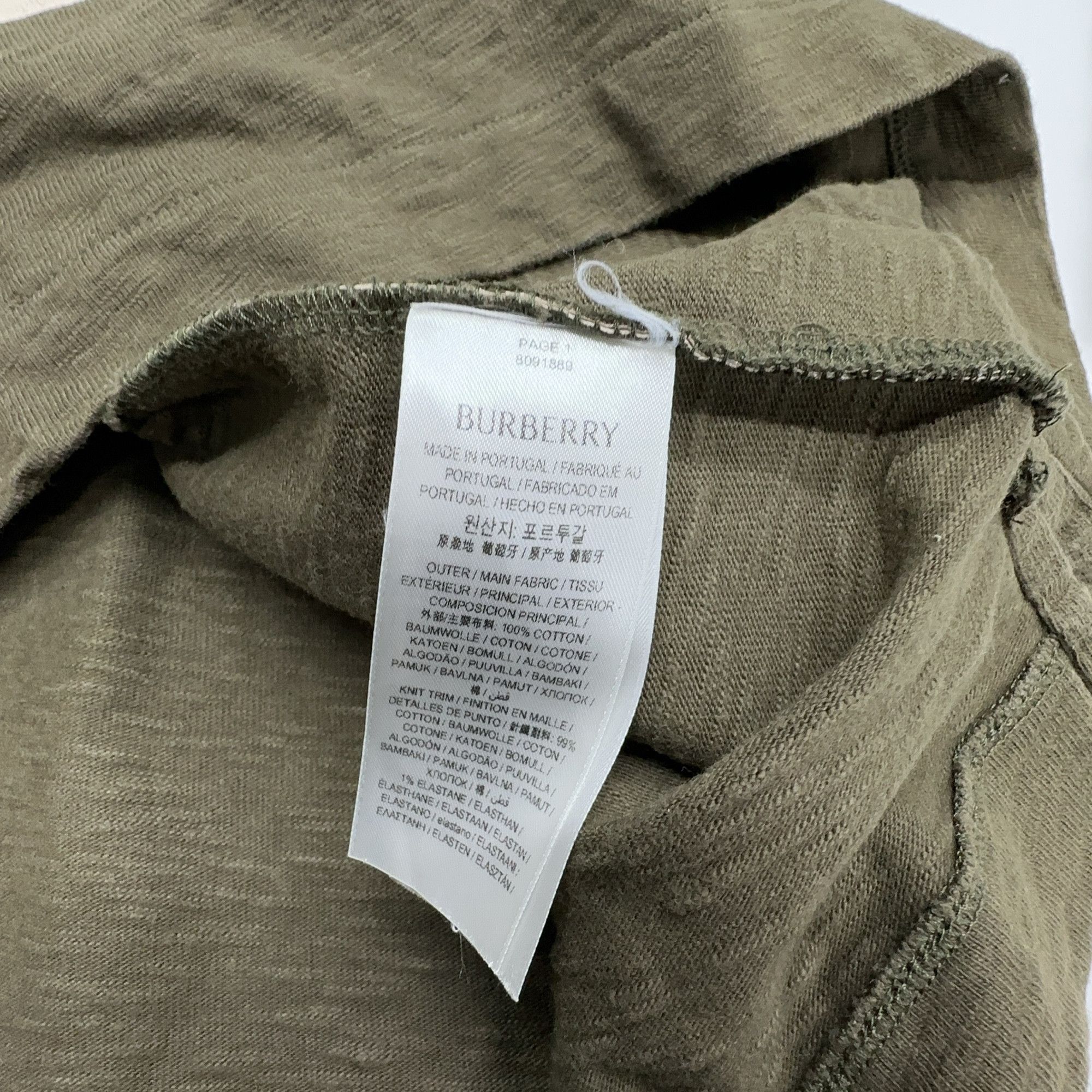 Burberry Burberry Equestrian Knight Stripe Long Sleeve T-Shirt Size X Size US XL / EU 56 / 4 - 4 Thumbnail