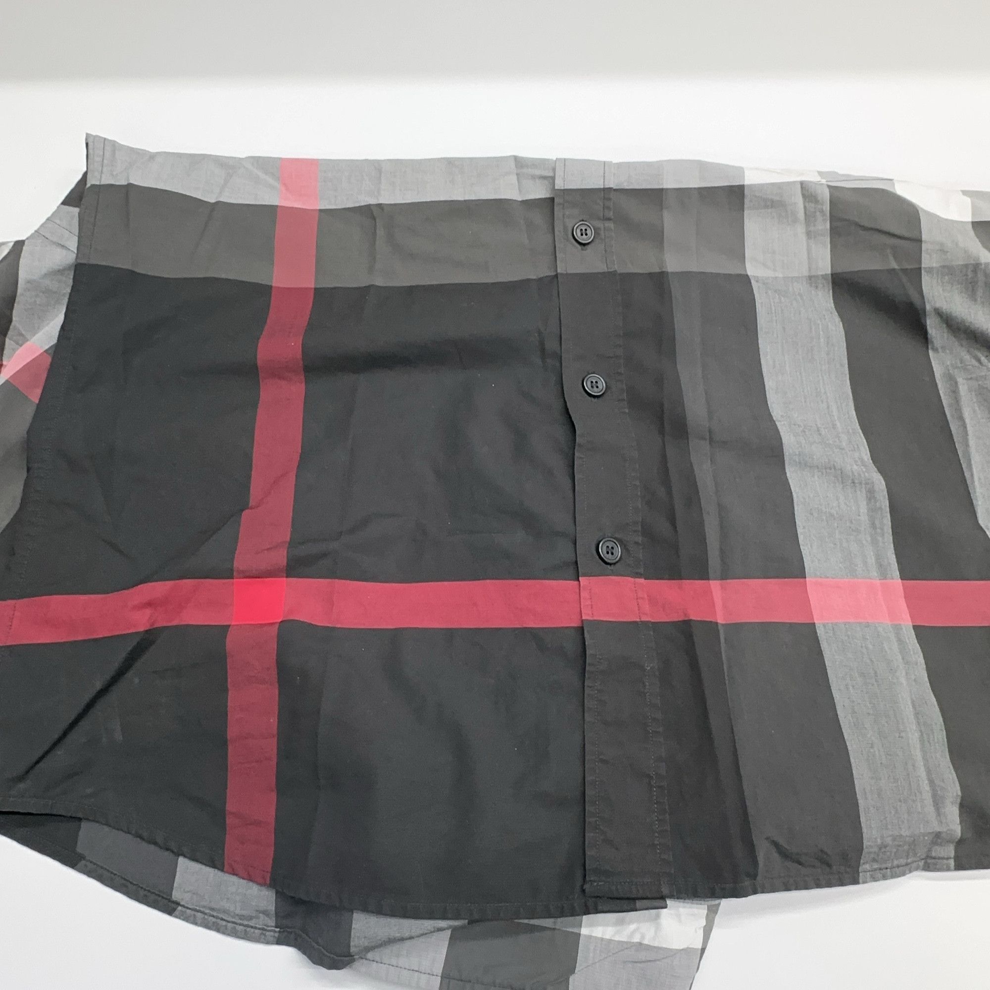 Burberry Burberry Charcoal Check Long Sleeve Shirt Size L Size US L / EU 52-54 / 3 - 7 Thumbnail