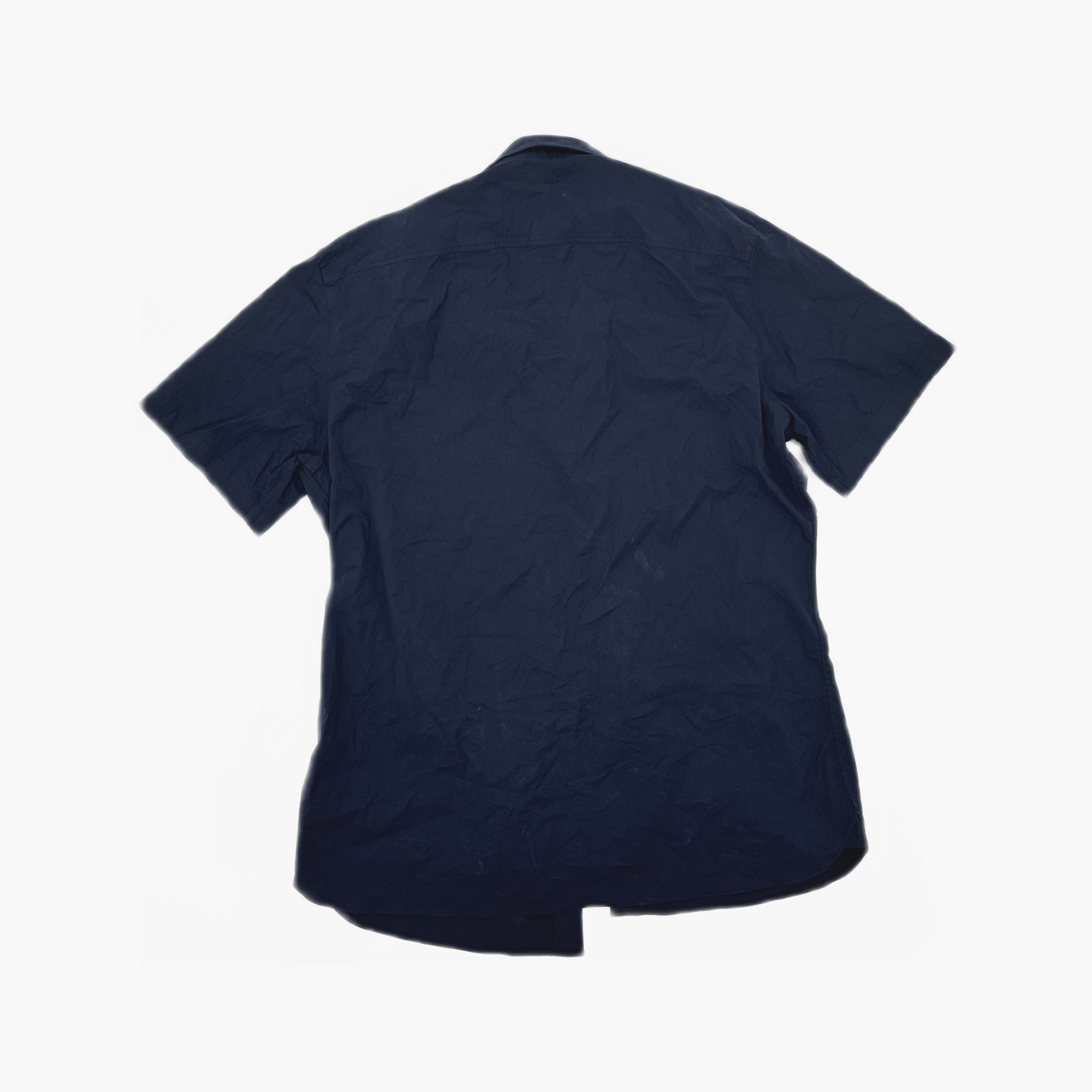 Burberry Burberry Navy Check Collar Shirt Size XL Size US XL / EU 56 / 4 - 2 Thumbnail