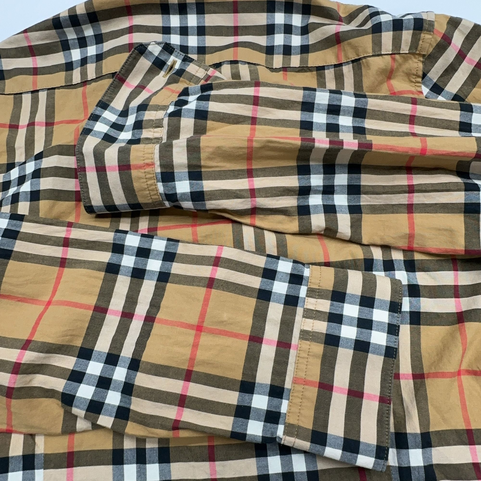 Burberry Burberry Check Button Up Shirt Size 2 Size XS / US 0-2 / IT 36-38 - 6 Thumbnail