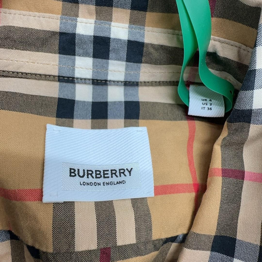 Burberry Burberry Check Button Up Shirt Size 2 Size XS / US 0-2 / IT 36-38 - 3 Thumbnail